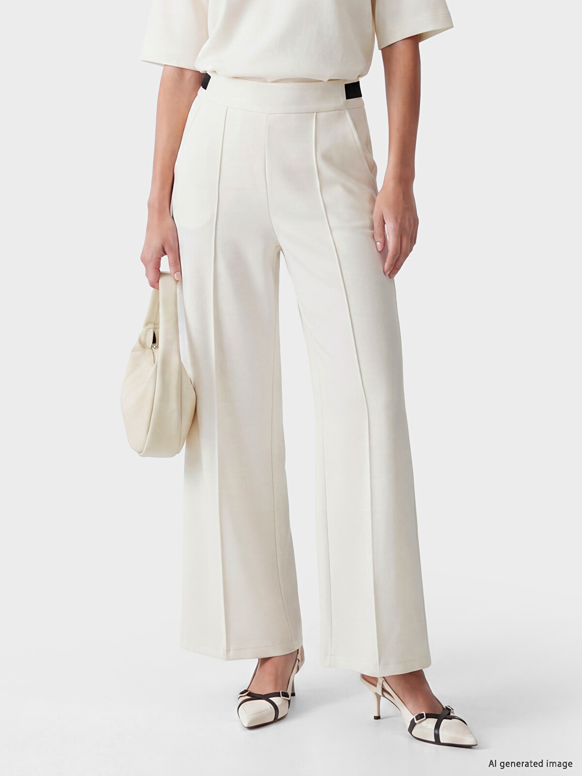 LCW EVERYDAY Elastic Waist Soft Touch Women's Sweatpants