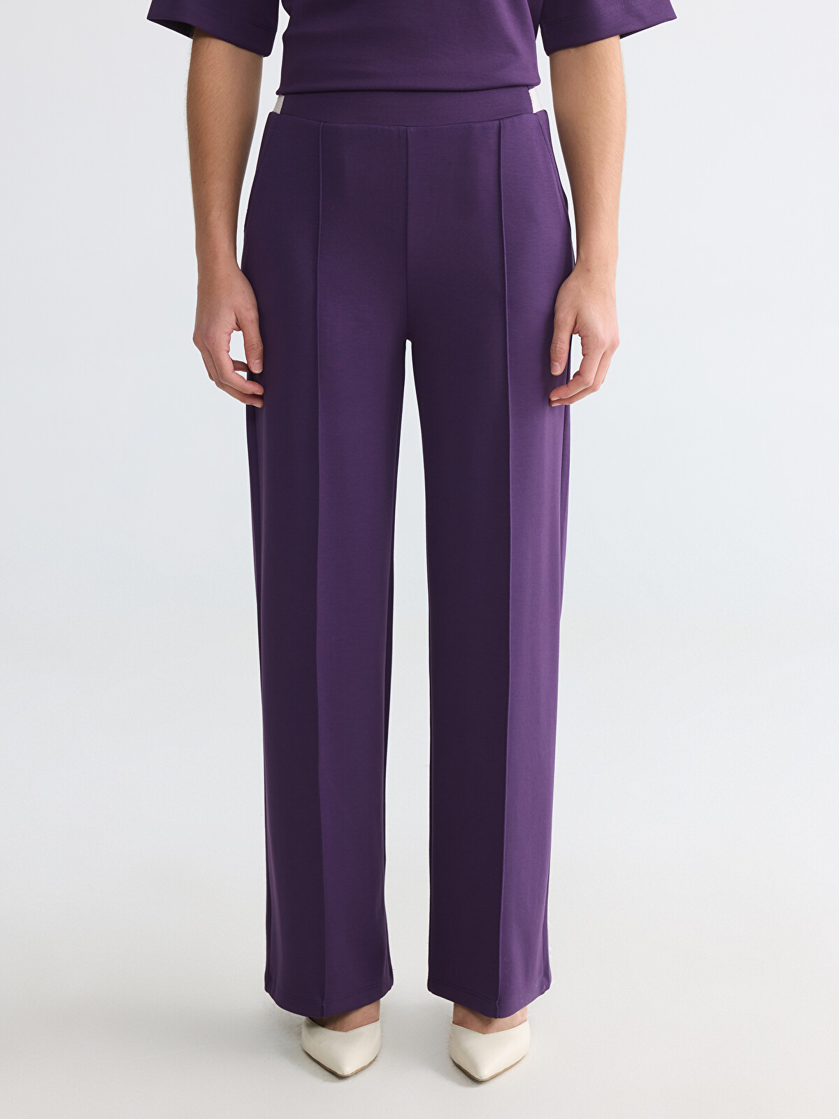 LCW EVERYDAY Elastic Waist Soft Touch Women's Sweatpants