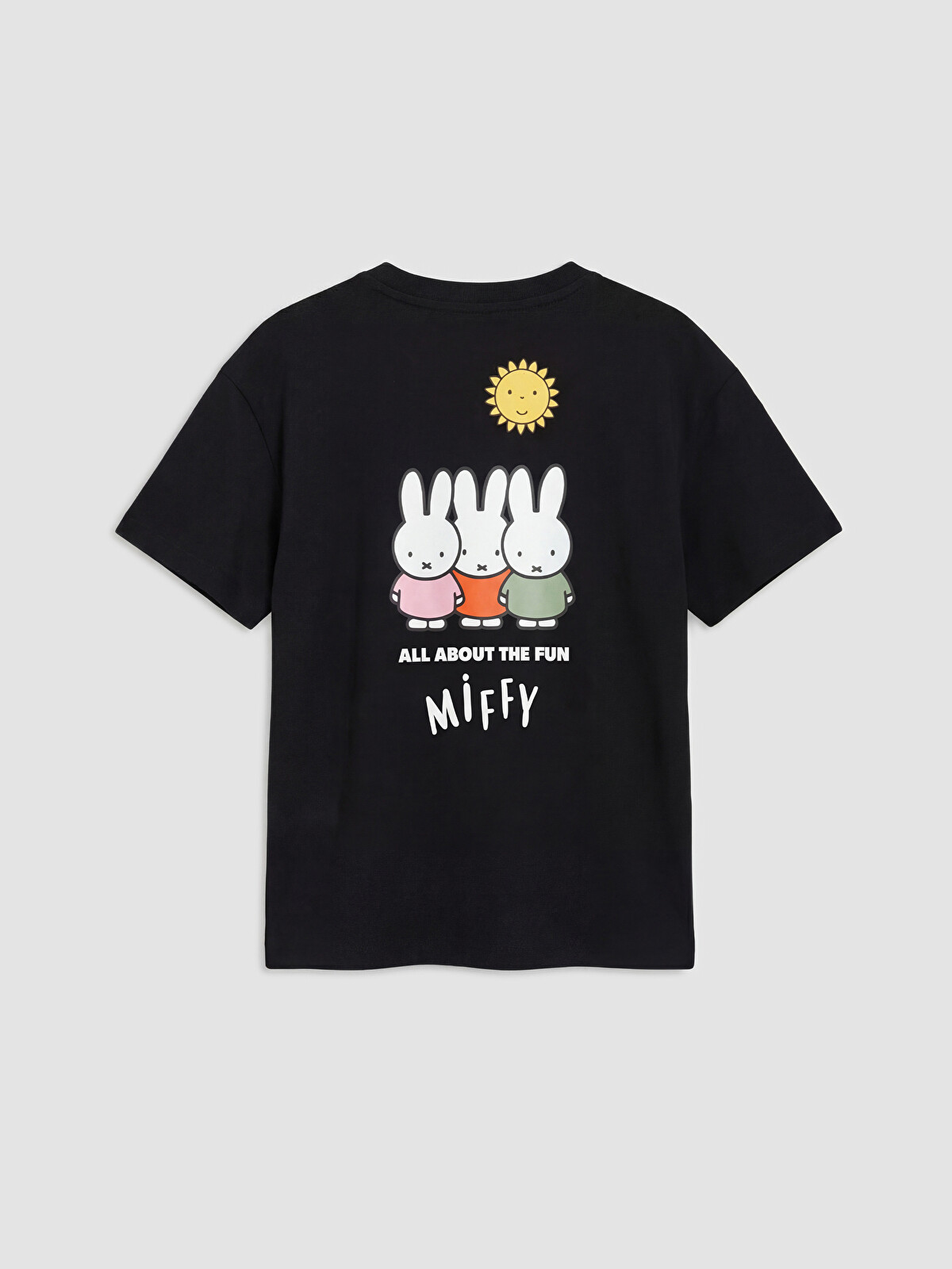 LCW Kids Siyah Miffy Baskılı Kız Çocuk Tişört ve Tayt - S6N331Z4