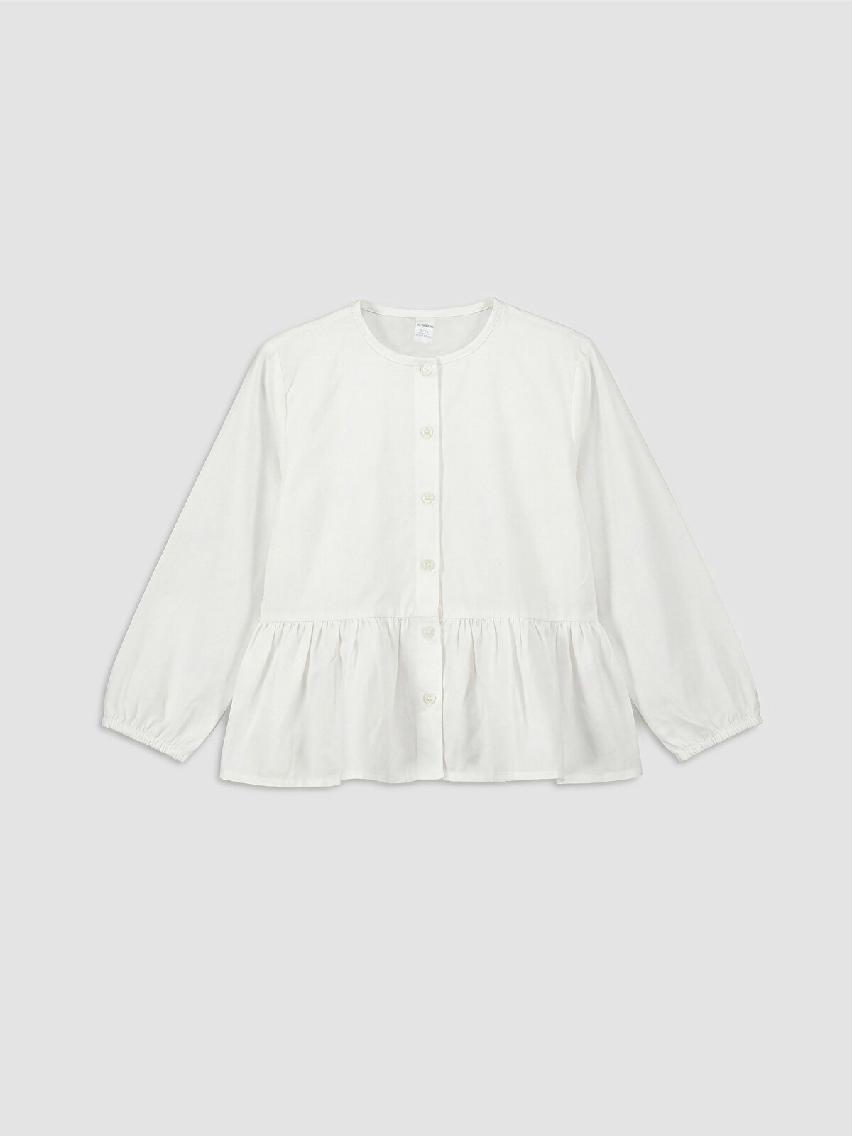 女の子8パネル LCW Kids Beyaz Bisiklet Yaka Ekose Kız Çocuk Takım - S6N733Z1-R9J