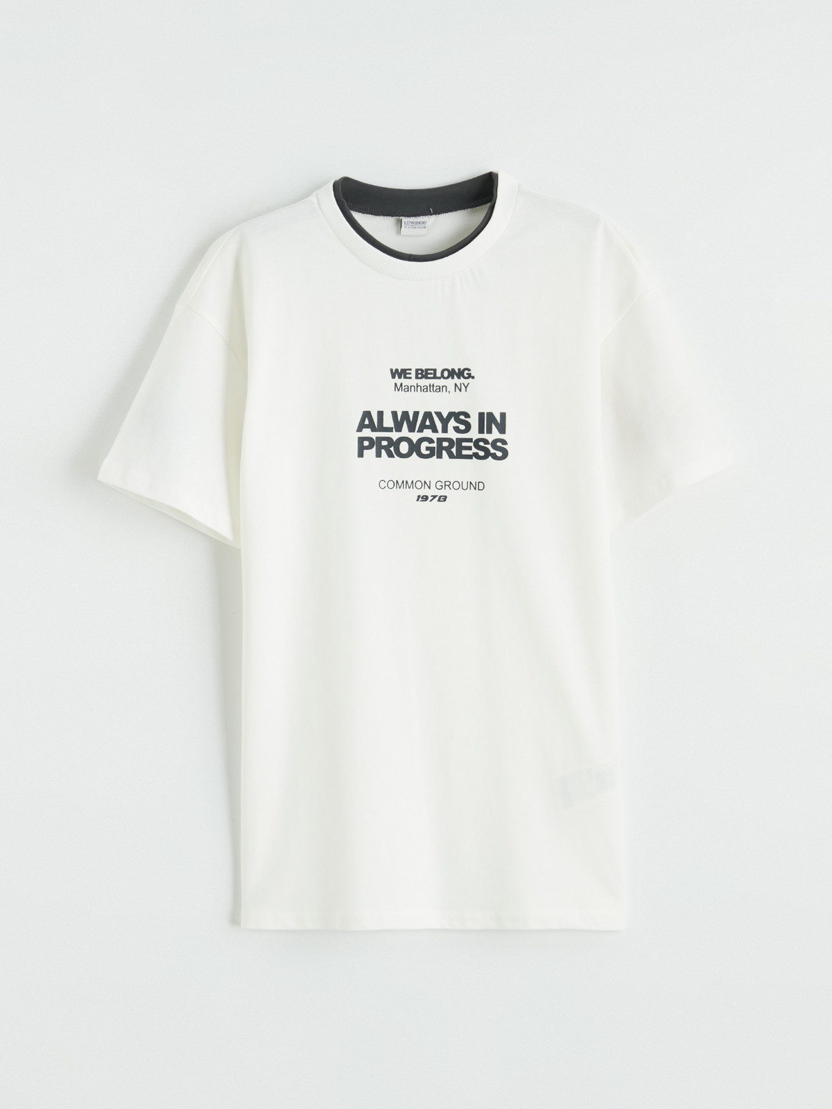 LCW Kids Loose Fit Manhattan Printed Boys' T-shirt - S6N962Z4-R9J