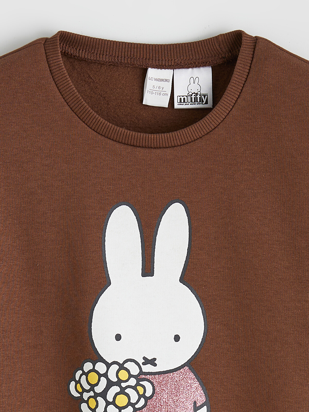 LCW Kids Miffy Print Girls' Cozy Sweatshirt - S6NA02Z1-HHA - LC