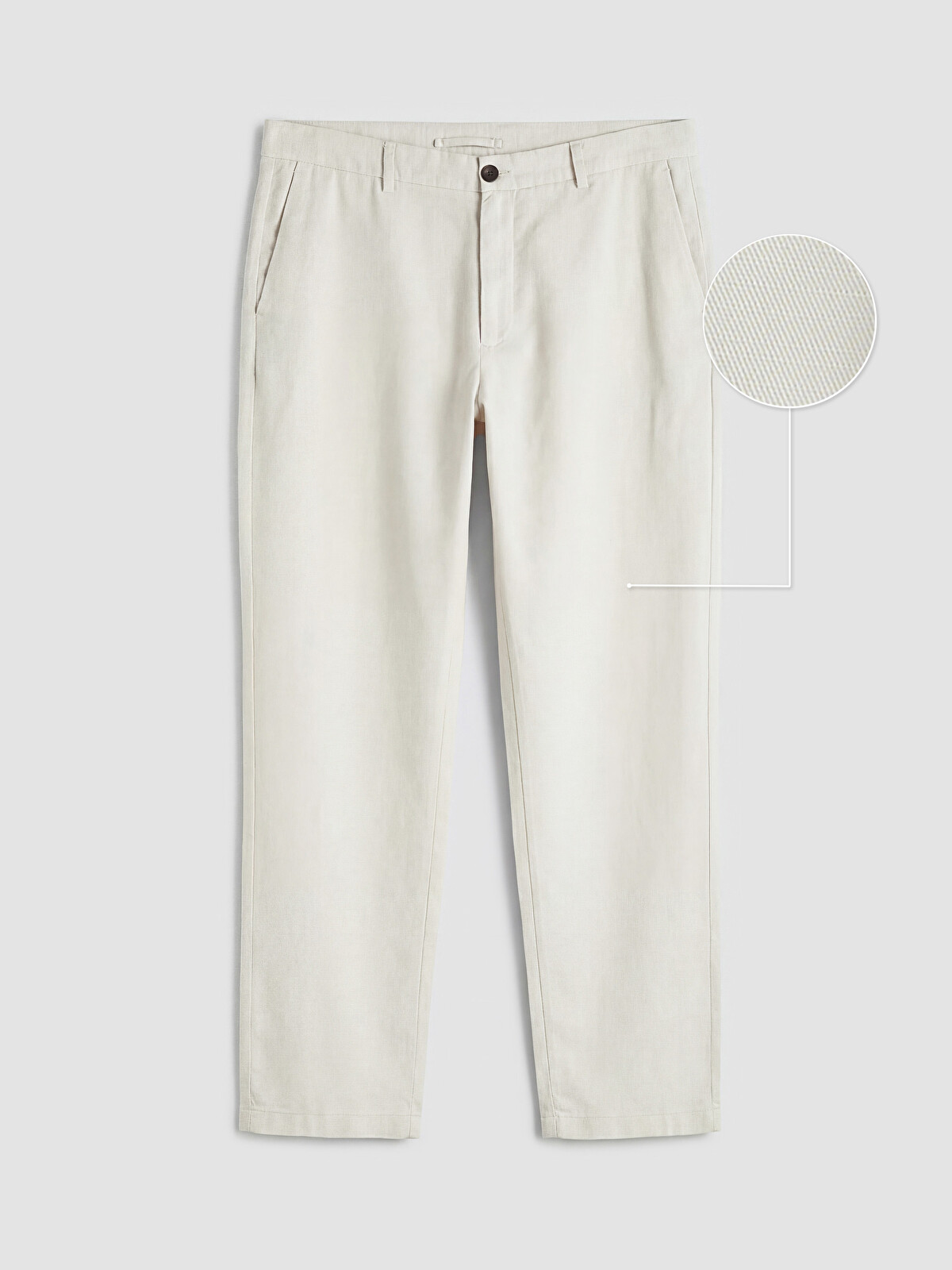 ハッピー、No.85 SOUTHBLUE Bej Standart Kalıp Erkek Gabardin Pantolon - S6NB53Z8