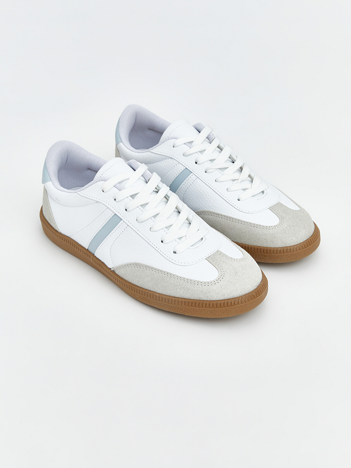 Y*~* LCW STEPS Beyaz Deri Görünümlü Kadın Spor Ayakkabı - S6NC88Z8-ZUY