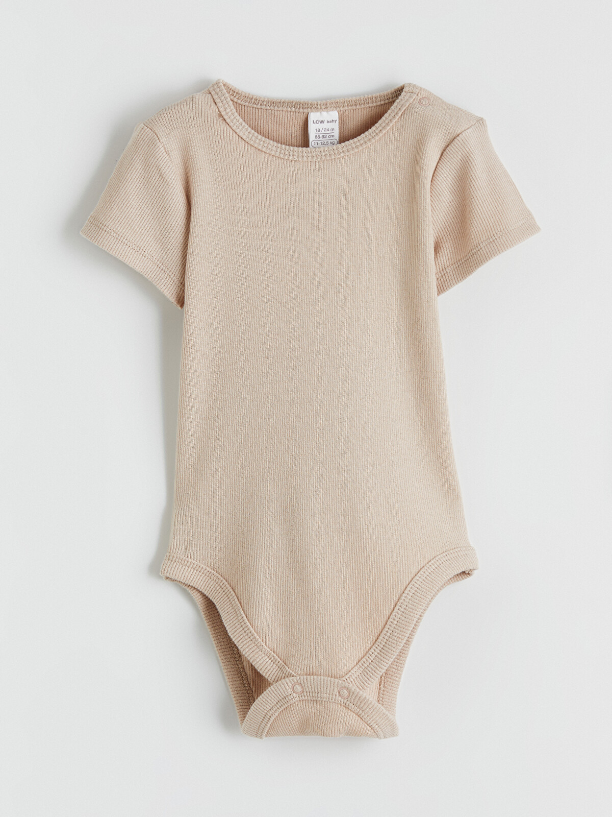 LCW baby Crew Neck Baby Boys' Snap Bodysuit 2 Pack - S6NE80Z1-ZF8