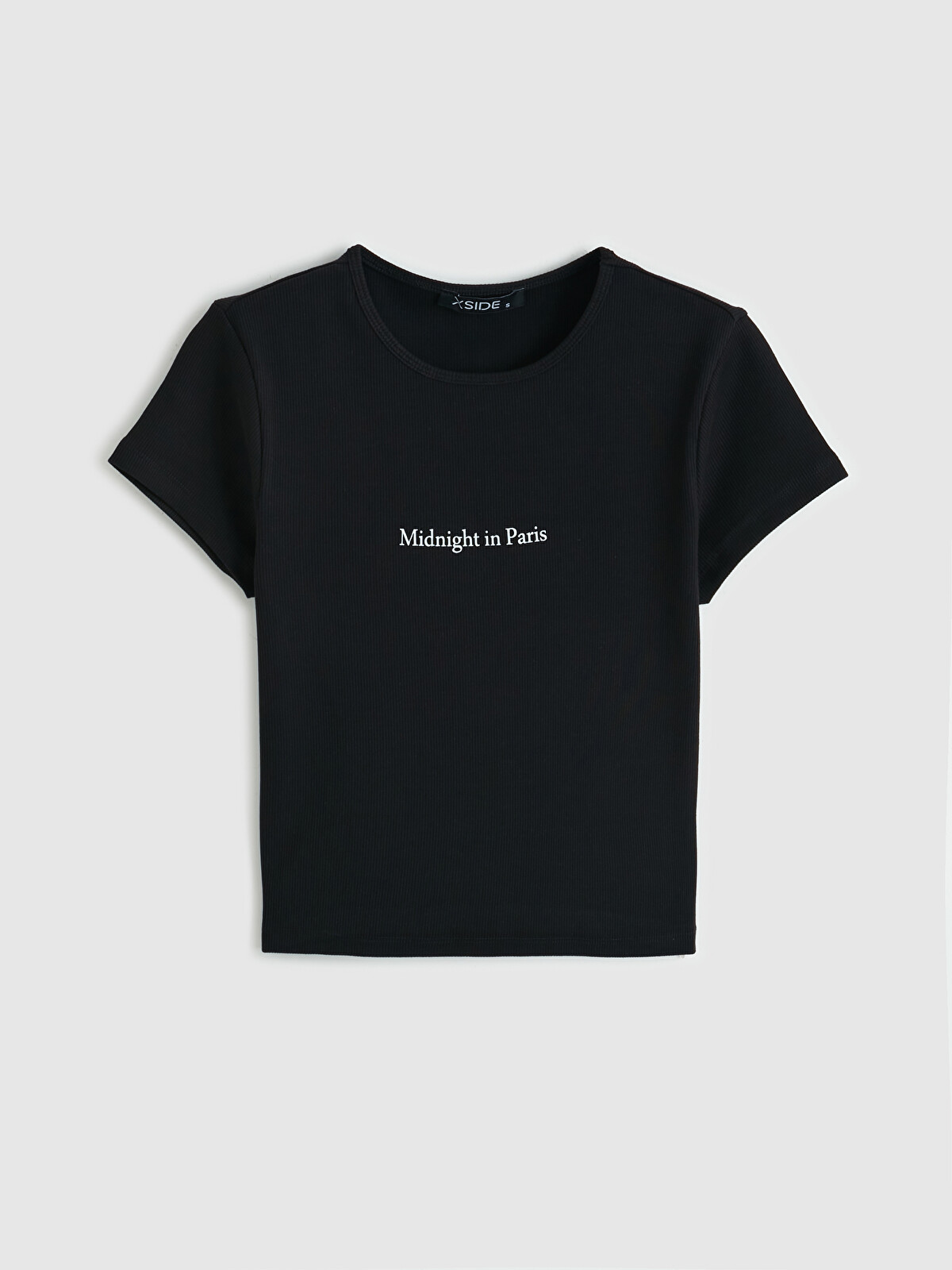 XSIDE Crew Neck Printed Women's T-shirt - S6NG51Z8-CVL | LC Waikiki