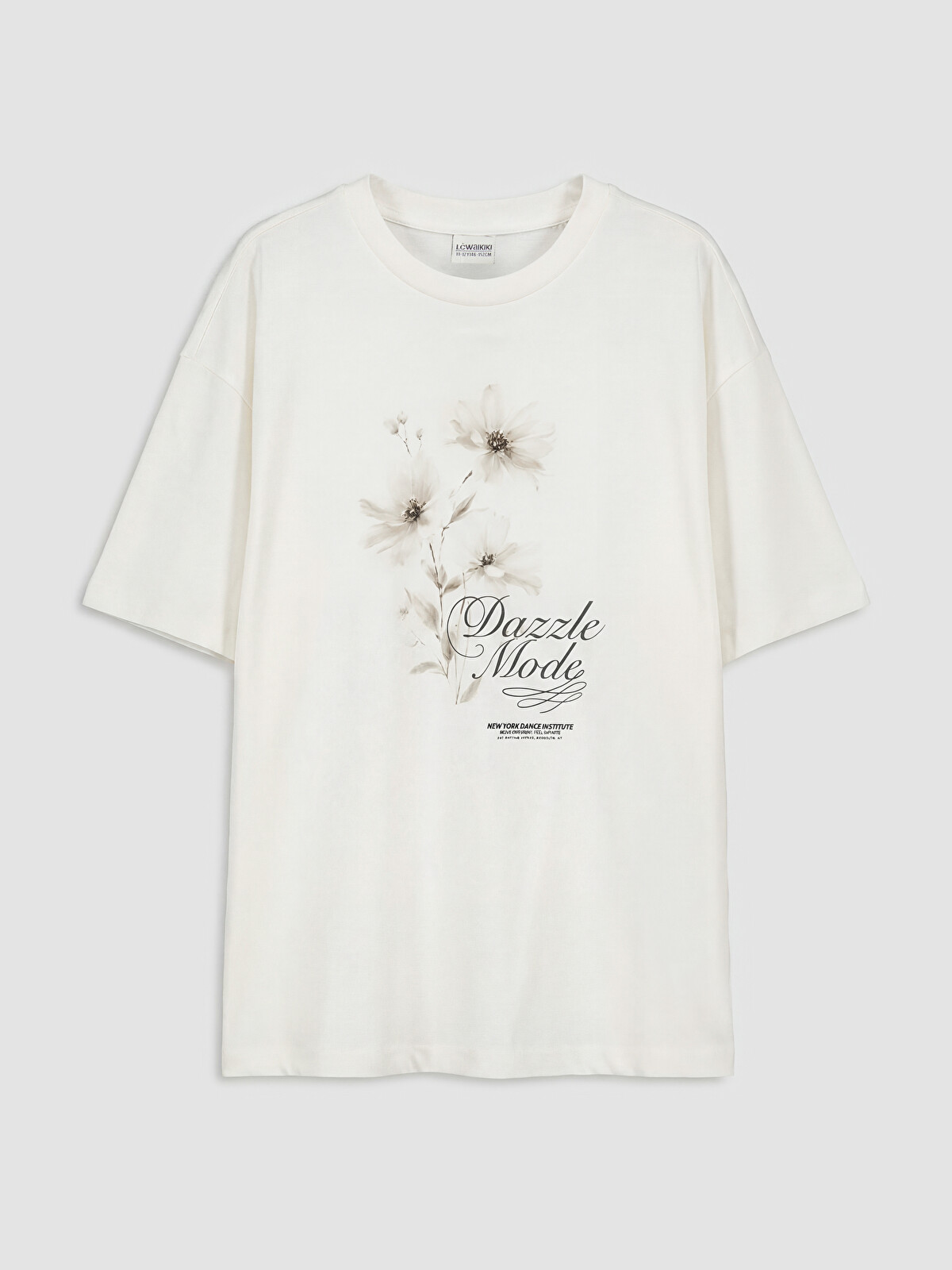 LCW Kids Crew Neck Printed Girls' T-Shirt - S6NH08Z4-FDU | LC Waikiki