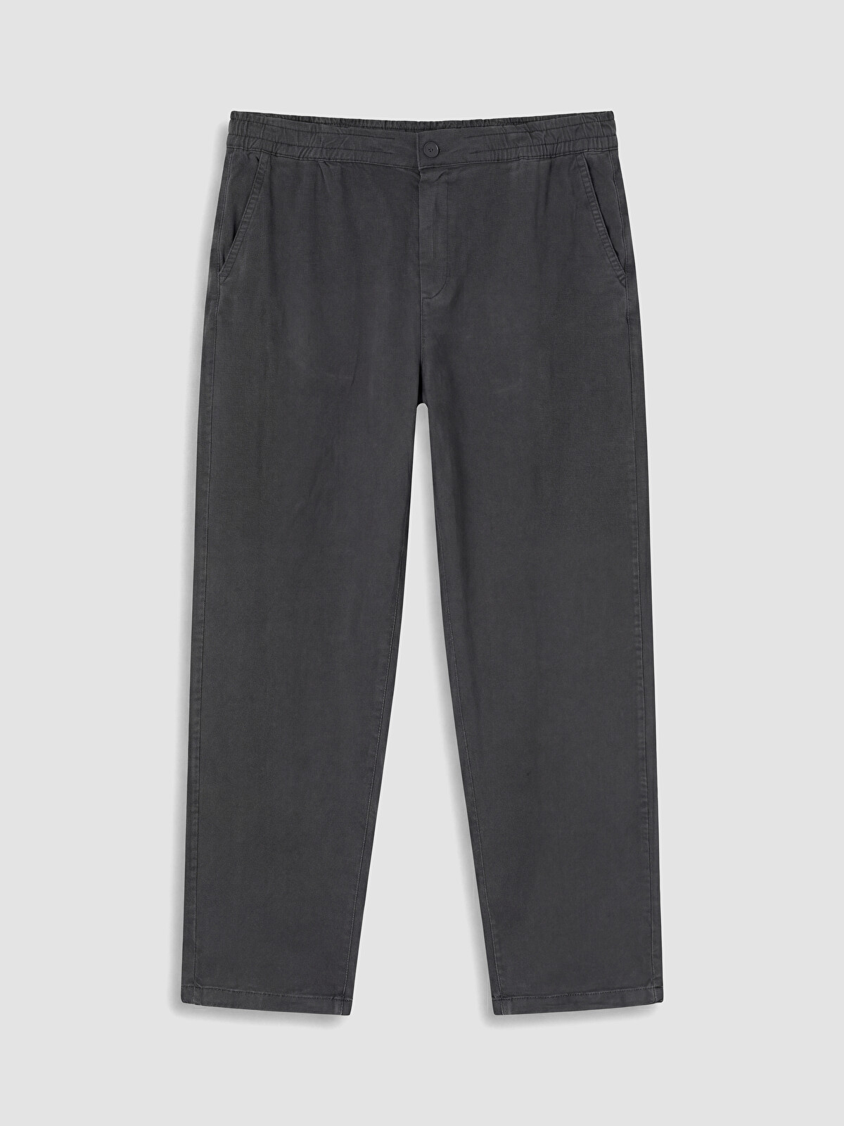 XSIDE Antrasit Rahat Kalıp Gabardin Erkek Pantolon - S6NI29Z8-R34