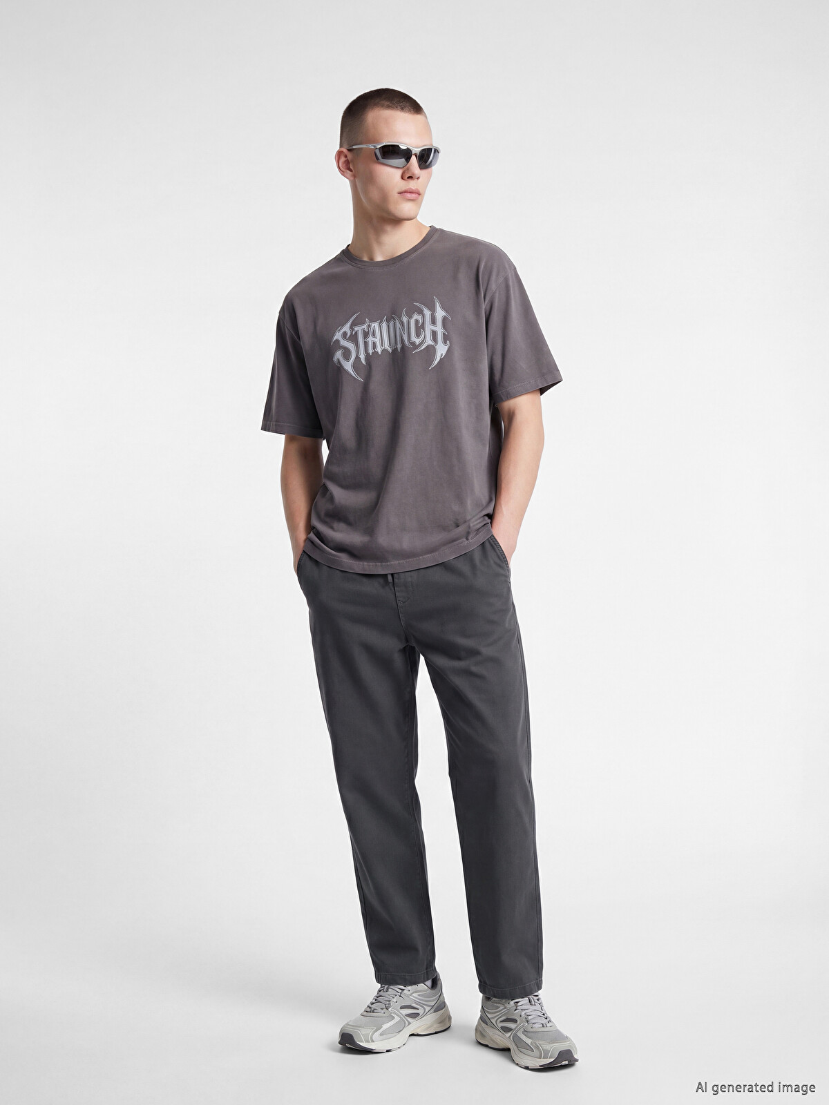 XSIDE Antrasit Relax Fit Armürlü Erkek Pantolon - S6NI29Z8-R34 | LCW