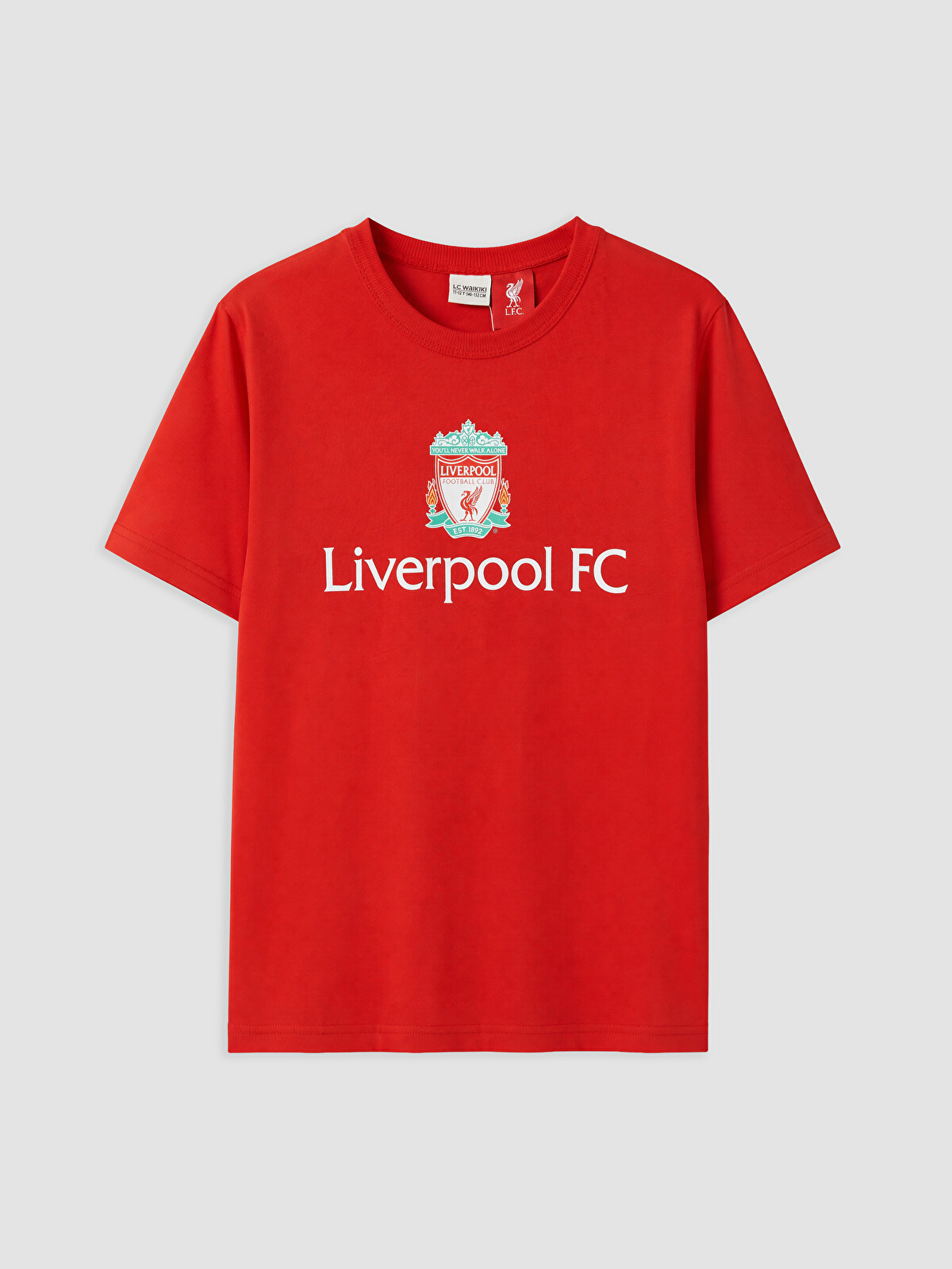 LCW Kids Kırmızı Liverpool Baskılı Erkek Çocuk Şortlu Takım