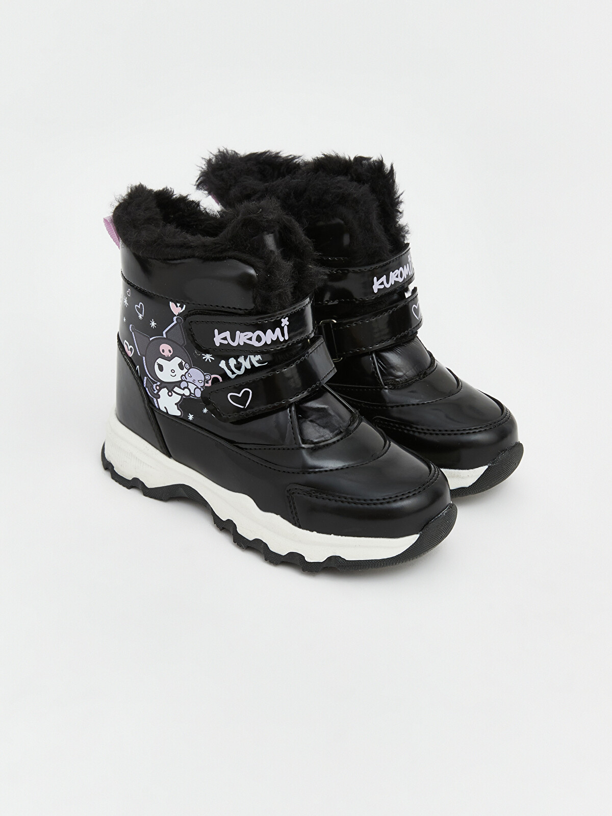 LCW STEPS Fleece Lined Kuromi Print Girls' Boot - S6NS19Z4-HUC