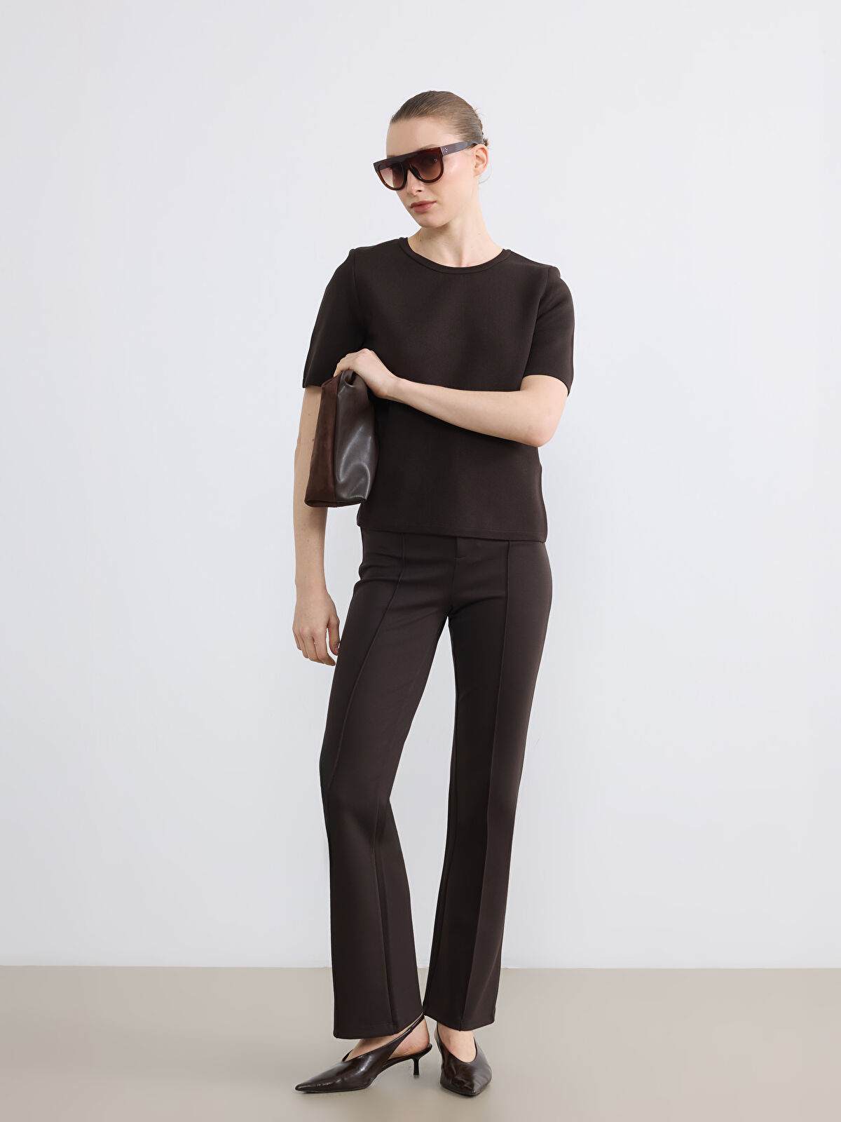 LCWAIKIKI Classic Dar Fit Geniş Paça Kadın Pantolon