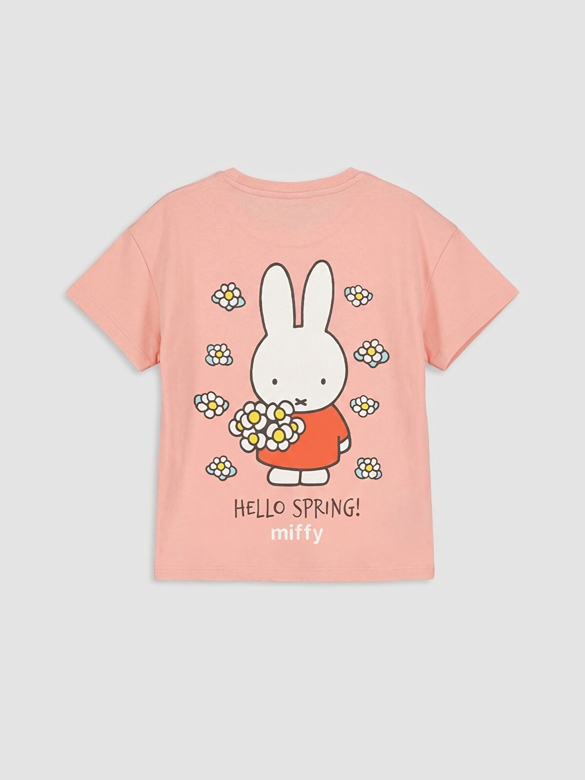 LCW Kids Miffy Printed Girls' Jersey T-shirt - S6O666Z1-GAM | LC