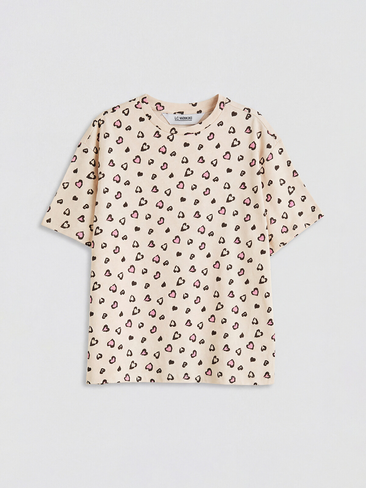 LCW Kids Beyaz Hello Kitty Baskılı Kız Çocuk 2'li Tişört