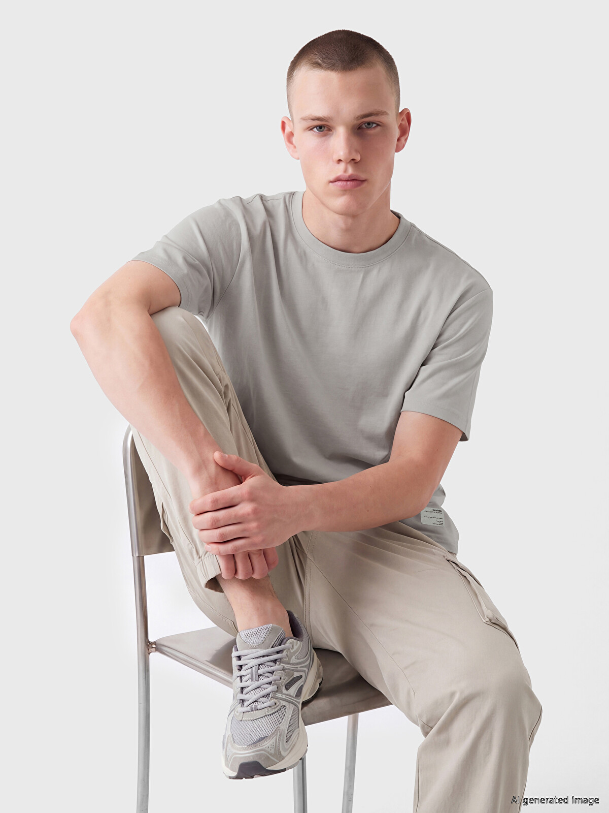 XSIDE Футболка Regular Fit из 100% хлопка для мужчин
