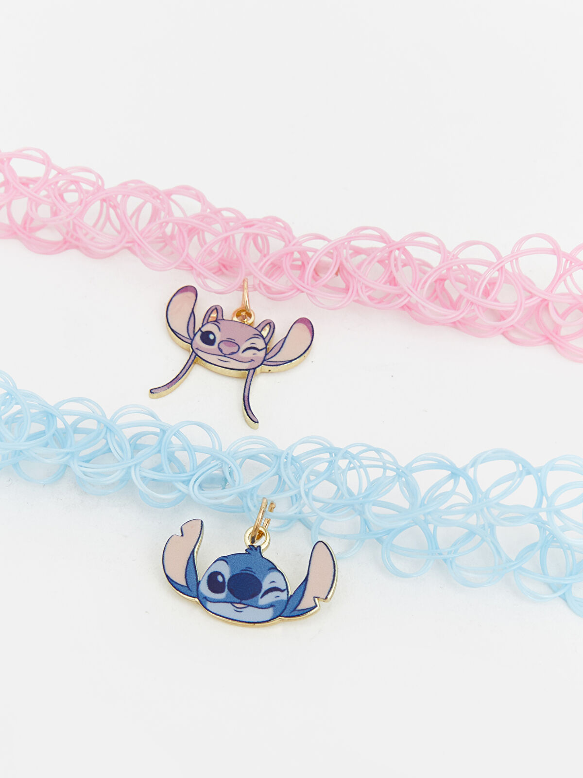 LCW JOY Karışık Stitch Baskılı Kız Çocuk Kolye Seti 2'li