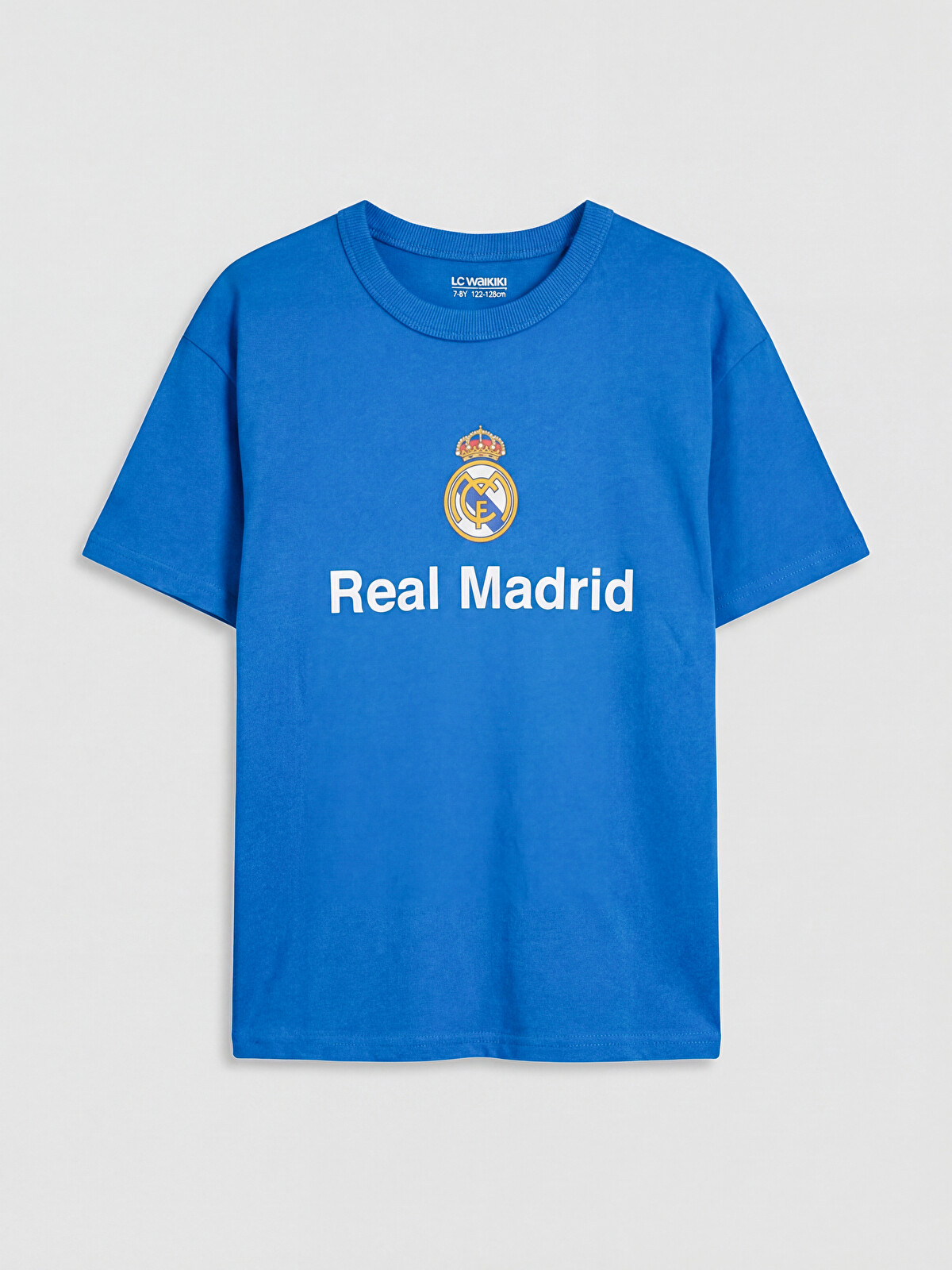  Real Madrid 12/13Lサイズ LCW Kids Mavi Real Madrid Baskılı Erkek Çocuk Tişört - S6E005Z4