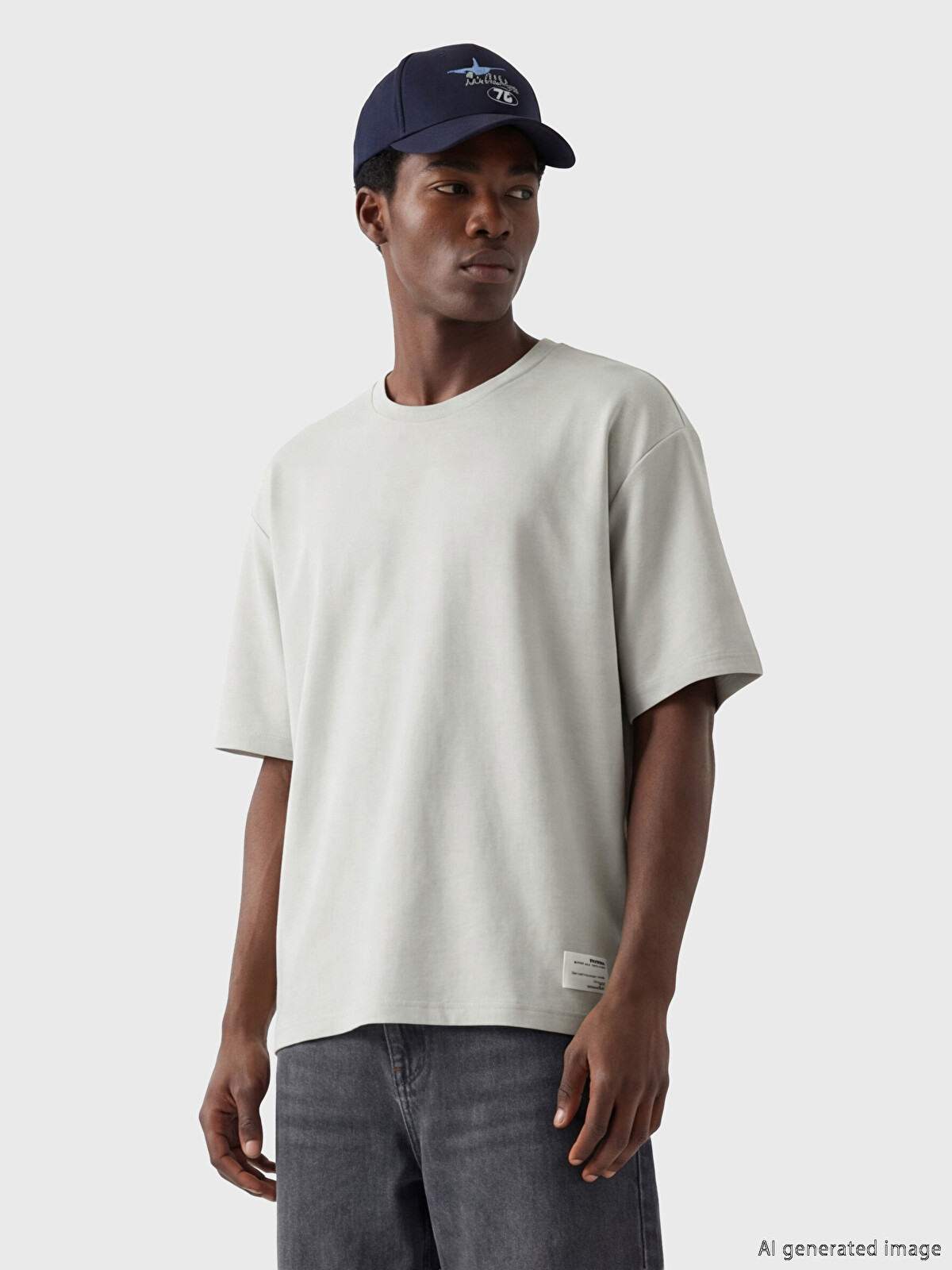 XSIDE Crew Neck Men's T-Shirt - S6A093Z8-S0L | LC Waikiki