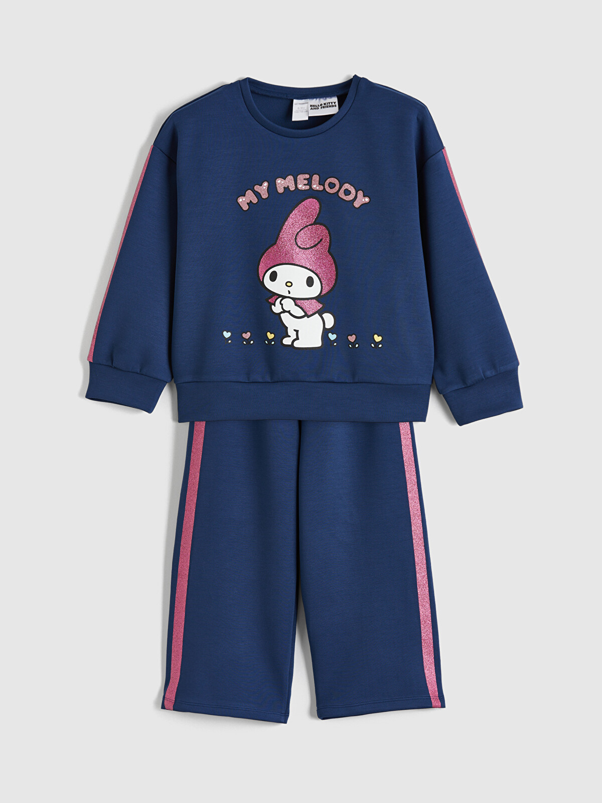 LCW Kids My Melody Printed Girls' Soft Touch Tracksuit Set