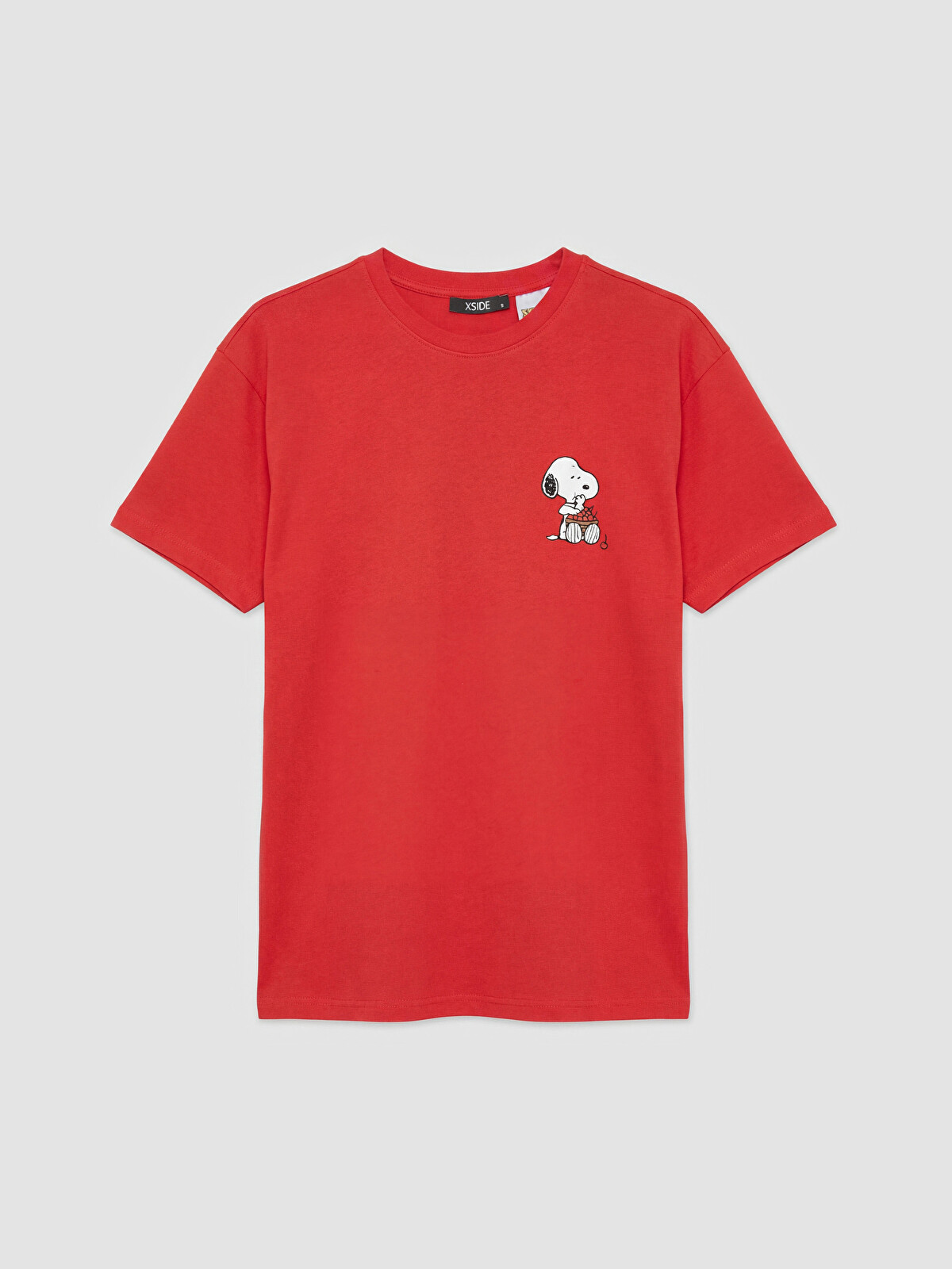すぬページ XSIDE Snoopy Printed 100% Cotton Women's T-shirt - S6C186Z8-VW8