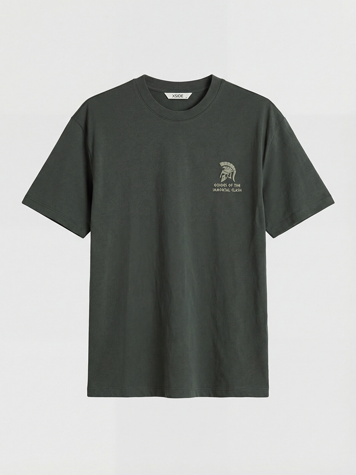 XSIDE Crew Neck Oversize Printed Men's T-Shirt - S6A279Z8-J2L | LC