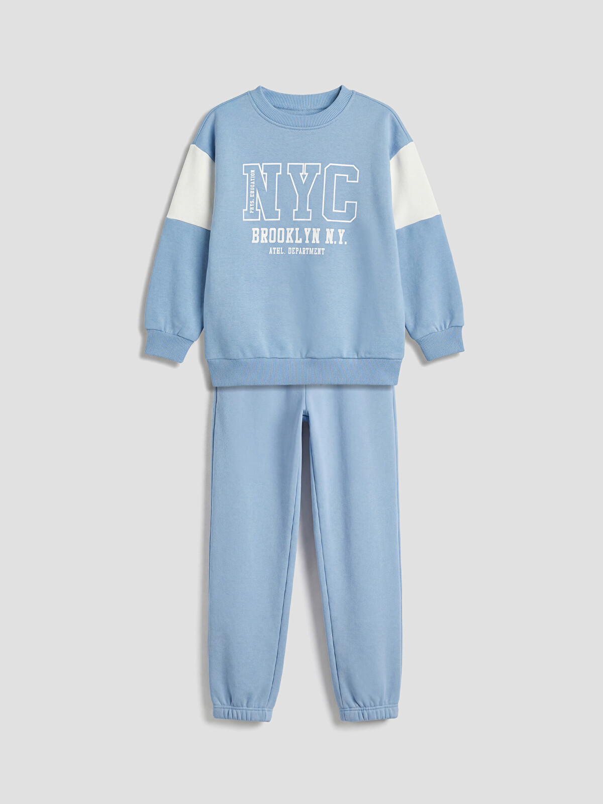 LCW Kids Nyc Printed Thick Boys' Tracksuit Set - S6B279Z1-GHZ | LC