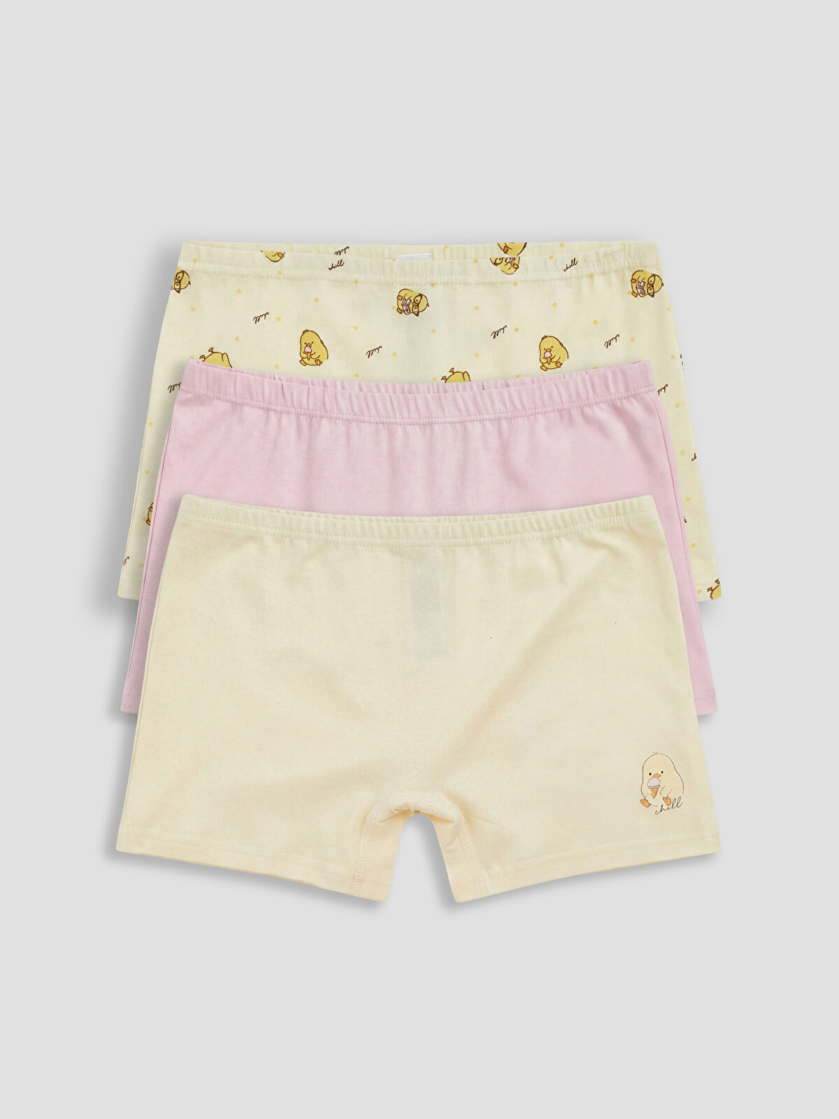 LCW Kids Girls' Boxer 3-Pack - S6E327Z4-LQH | LC Waikiki