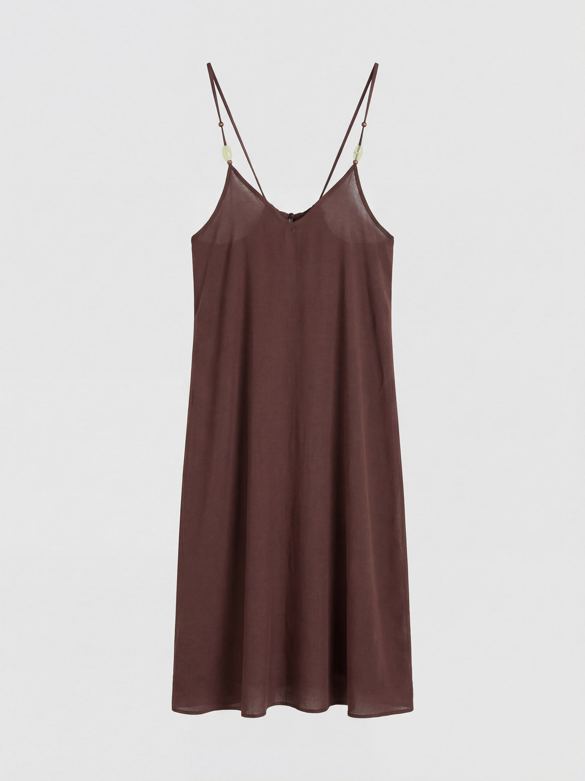LCW DREAM V Neck Strappy Women's Beach Dress - S6E422Z8-HFE | LC