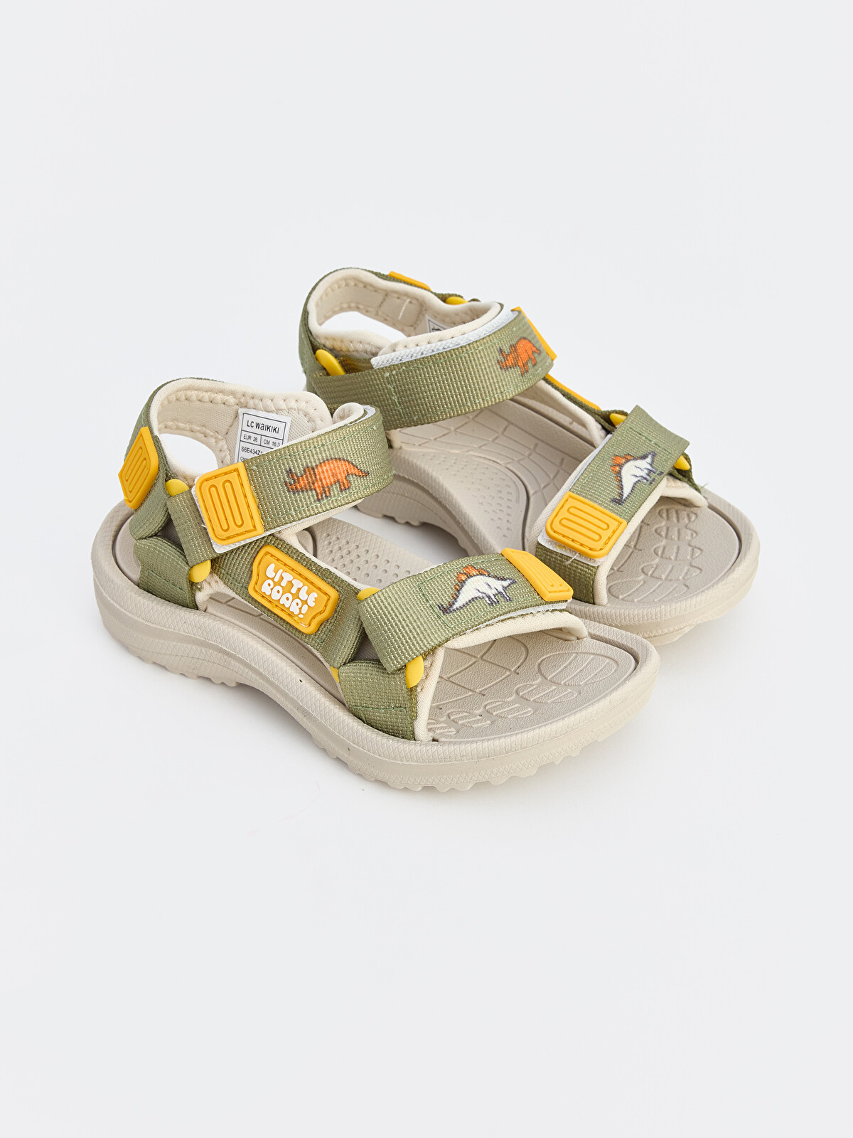 LCW STEPS Dinozor Desenli Erkek Çocuk Sandalet - S6E434Z1-CR8 | LC