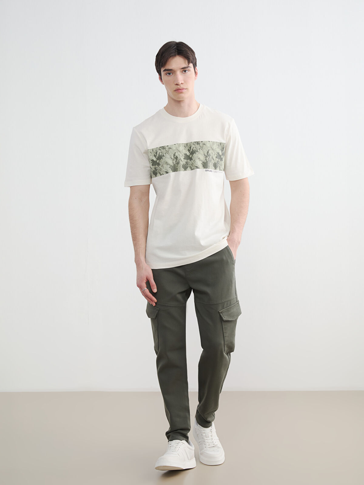 XSIDE Slim Fit Erkek Kargo Pantolon