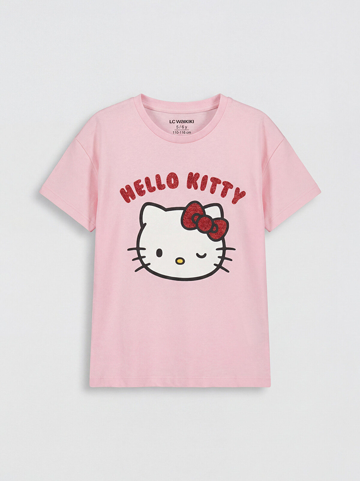 LCW Kids Hello Kitty Printed Girls' T-Shirt - S6C461Z1-FYX | LC