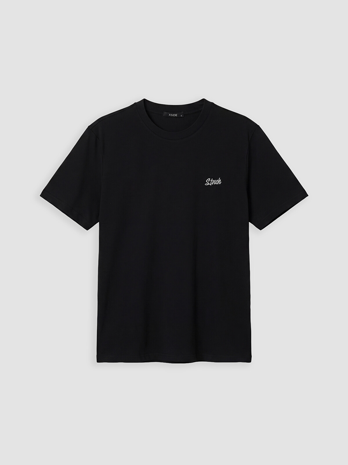 XSIDE Crew Neck Embroidered Men's T-shirt - S6D522Z8-CVL | LC Waikiki