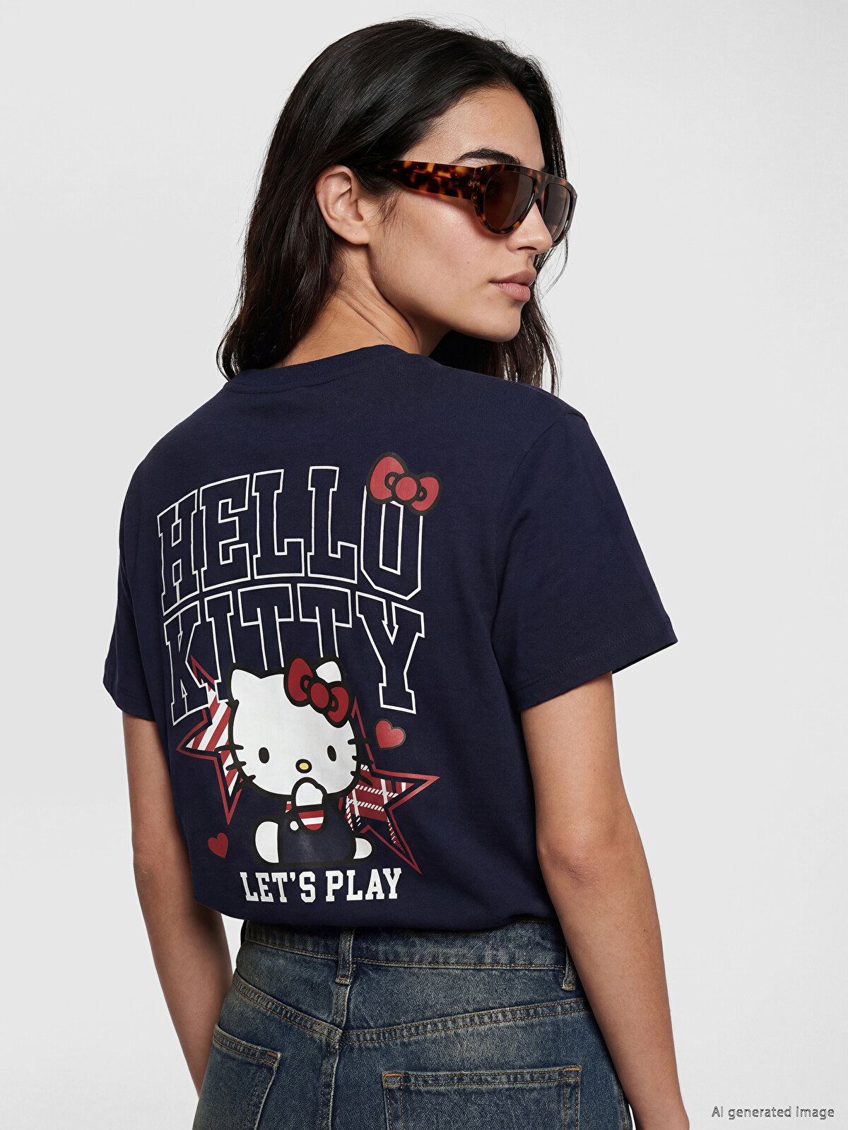 XSIDE Hello Kitty Printed Women's T-Shirt - S6B537Z8-CRP | LC Waikiki