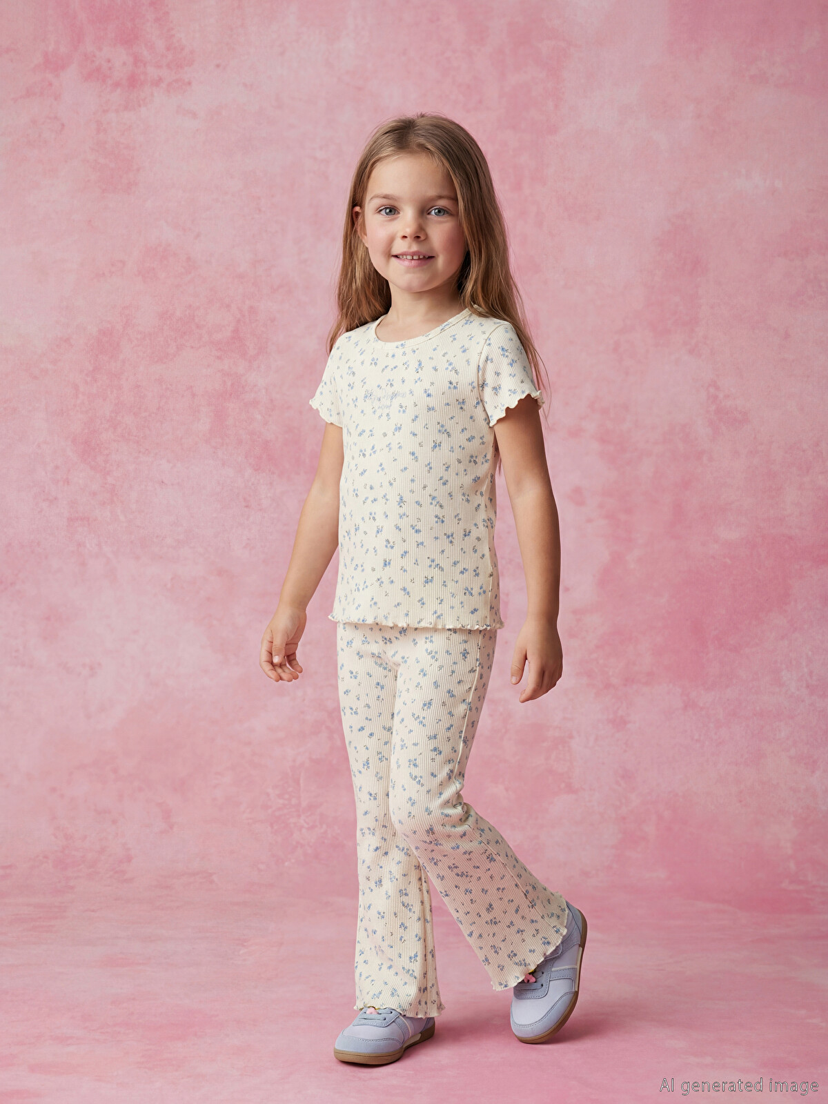 LCW Kids Girls' Flare Leggings - S6D539Z1-LRA | LC Waikiki