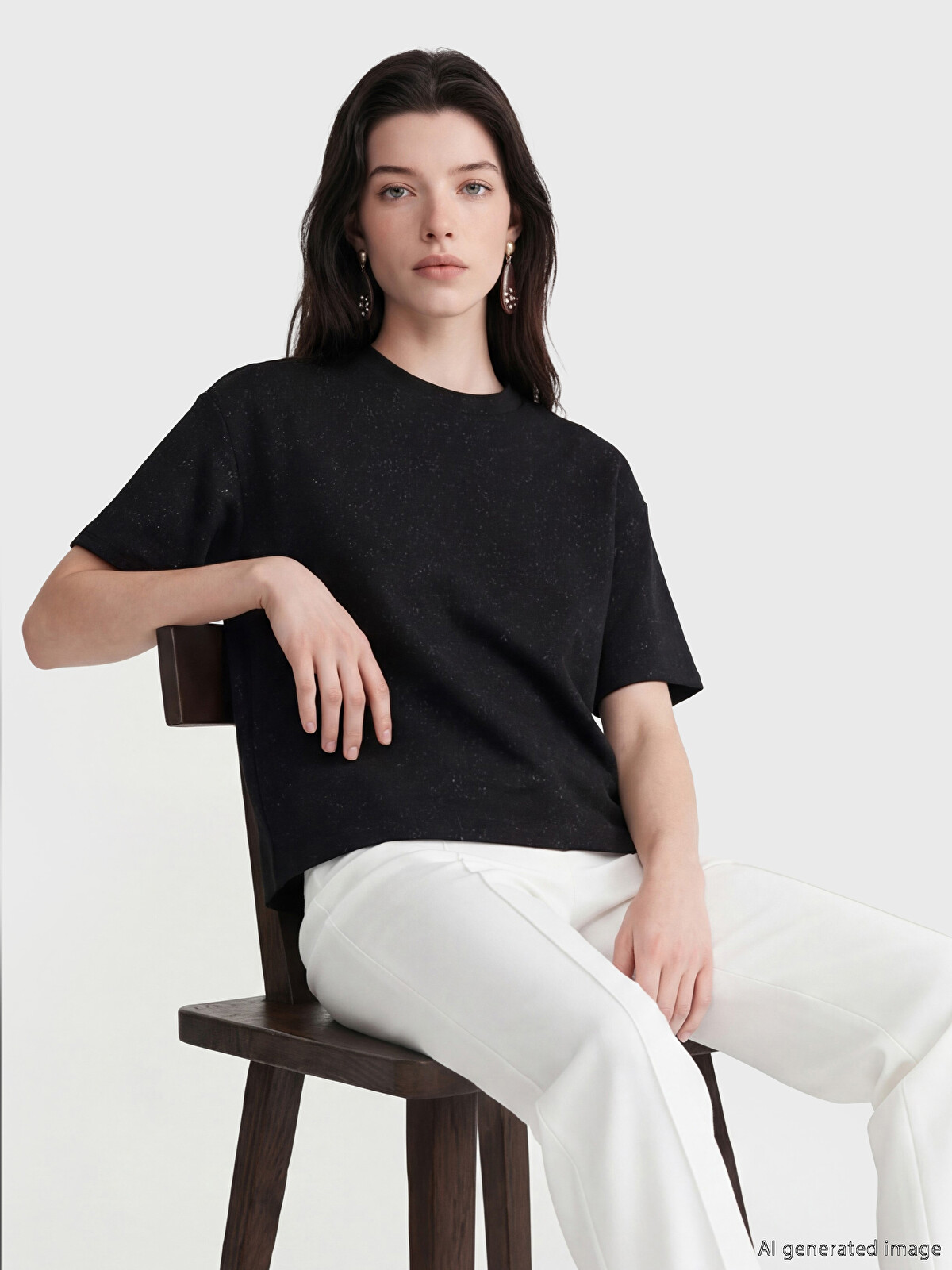 SAINT A CHEAP HOLIDAY 長袖カットソー LCW Comfort Tricou Basic Cu Model Cu Atingere Fină Pentru Femei