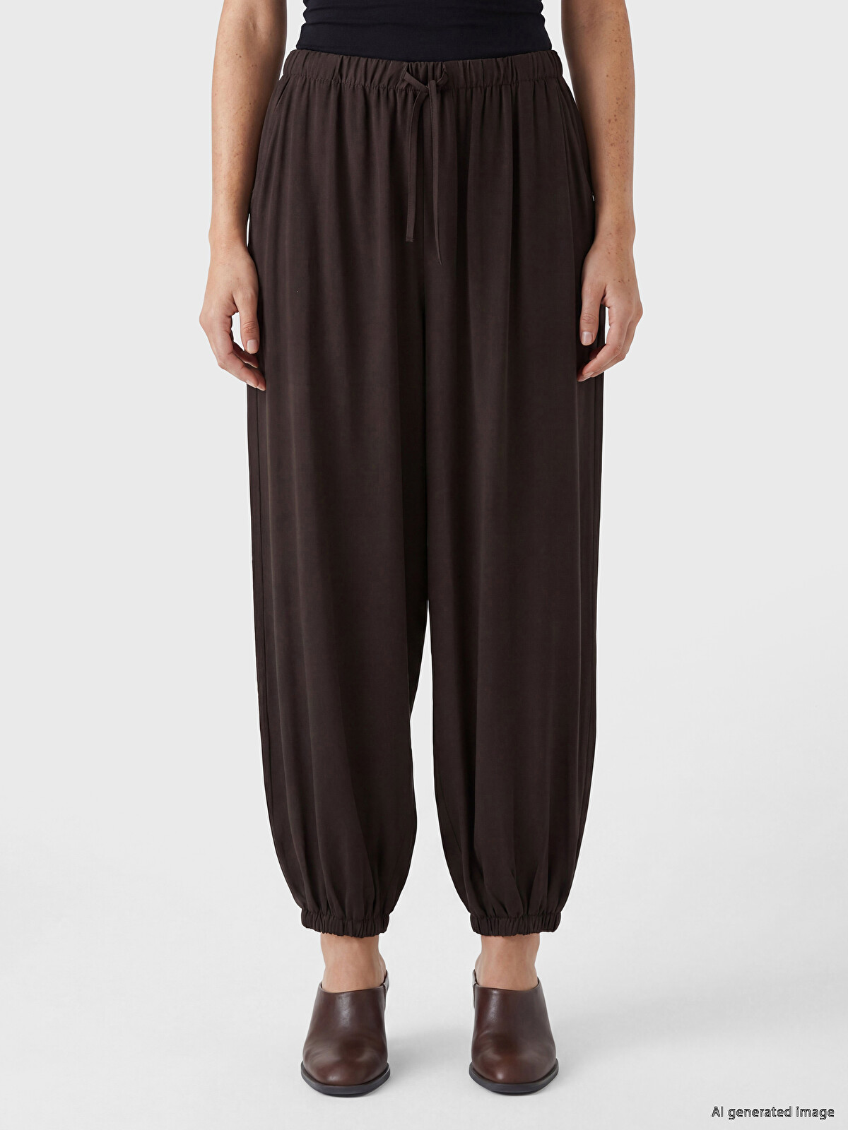 LCW Vision Elastic Waist Women's Jogger Trousers - S6F696Z8-ZNT