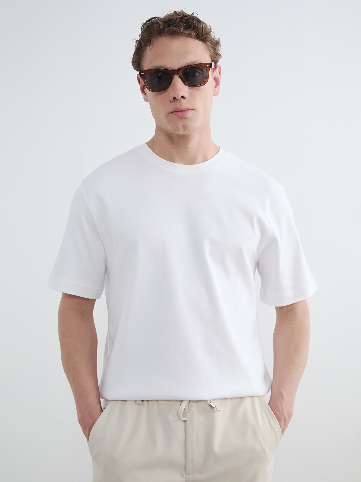 LCW Vision Regular Fit Thick Fabric T-shirt /03