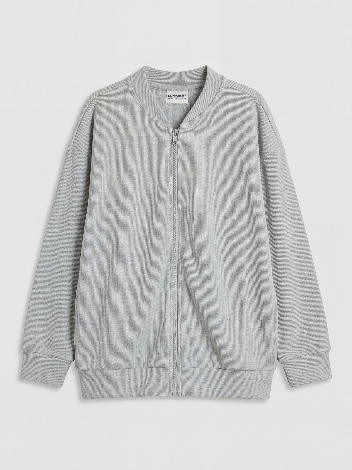 LCW Kids Kolej Yaka Erkek Çocuk Fermuarlı Sweatshirt