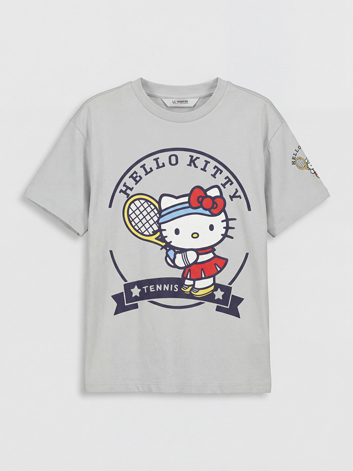 LCW Kids Crew Neck Hello Kitty Printed Girls' T-shirt - S6B770Z4