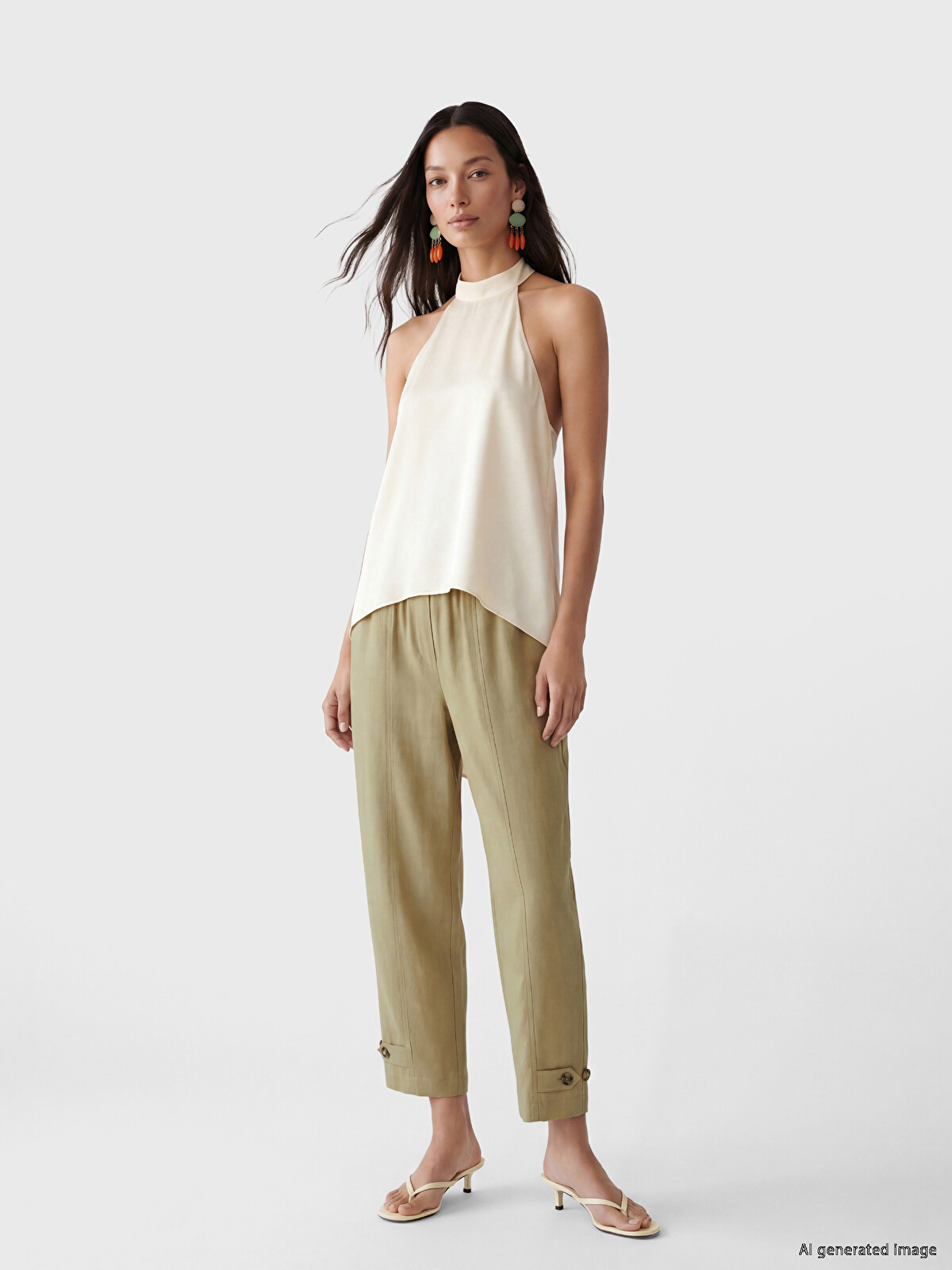 LCWAIKIKI Classic Elastic Waist Modal Blend Women's Trousers