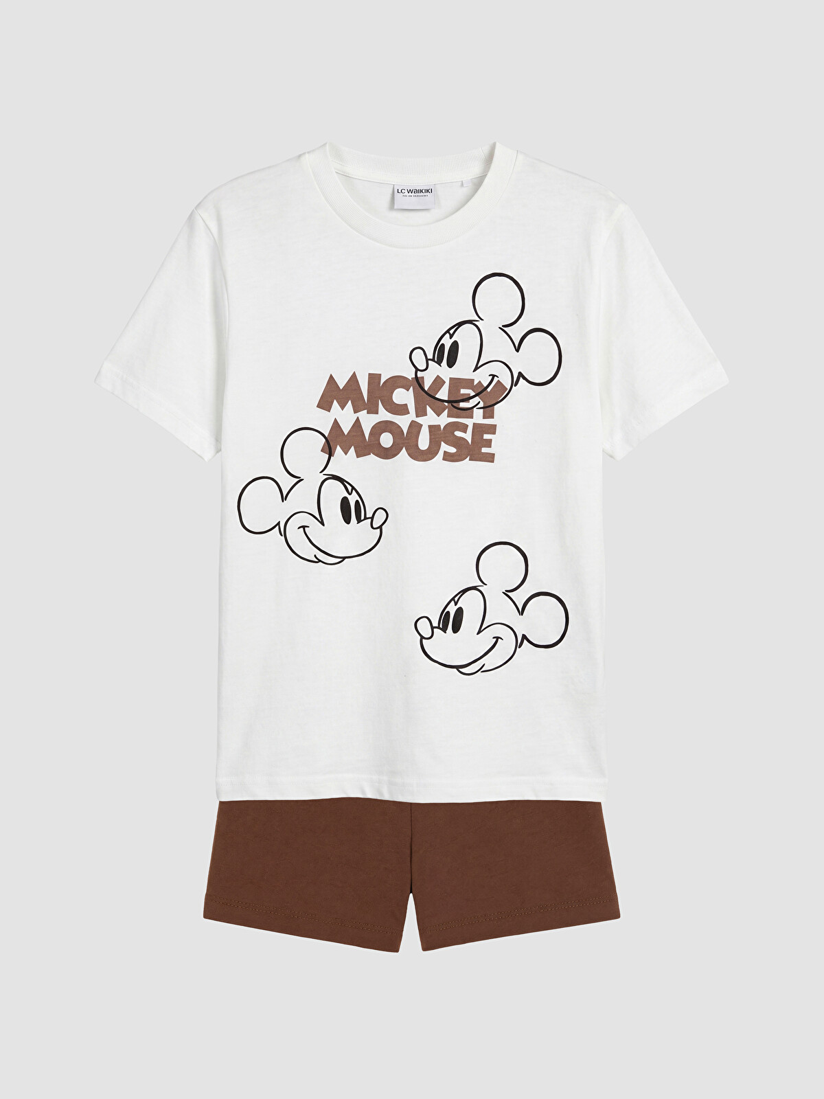 LCW baby Mickey Mouse Baskılı Erkek Bebek Pijama Takımı - S6D862Z1