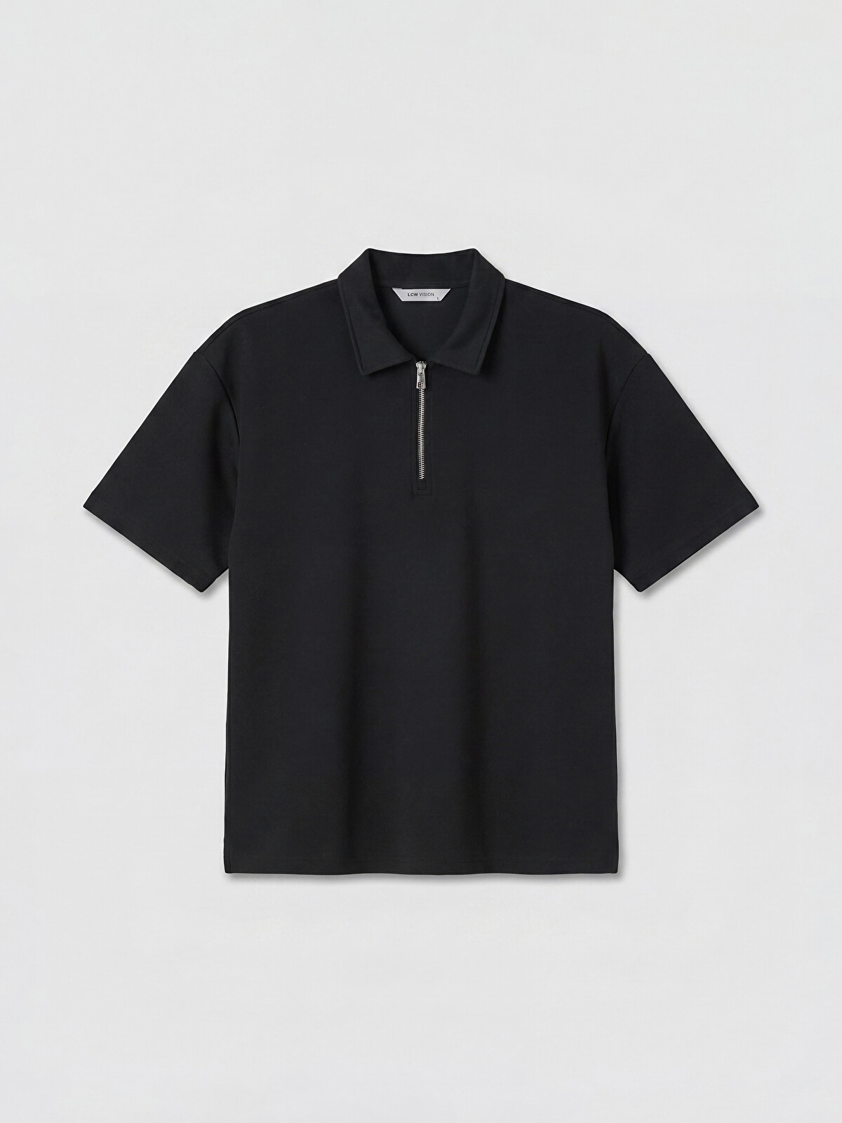 LCW Vision Half-zip Polo Collar Men's T-shirt - S6E930Z8-CVL | LC