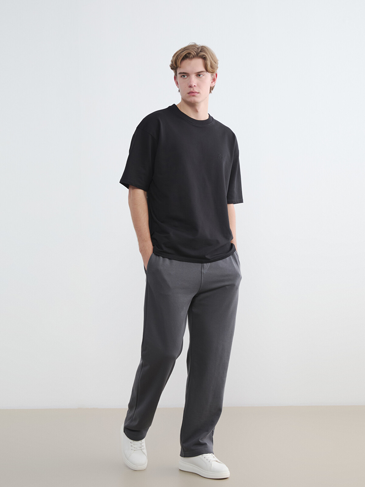 XSIDE Relaxed Fit Men's Sweatpants - S6C959Z8-4RZ | LC Waikiki