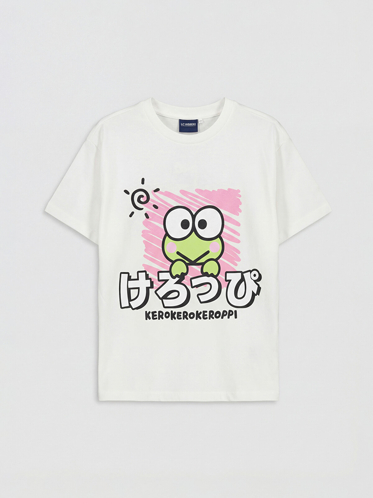 kero4355様★ LCW Kids Kerokerokeroppi Baskılı Kız Çocuk Tişört - S6Q242Z4-FES
