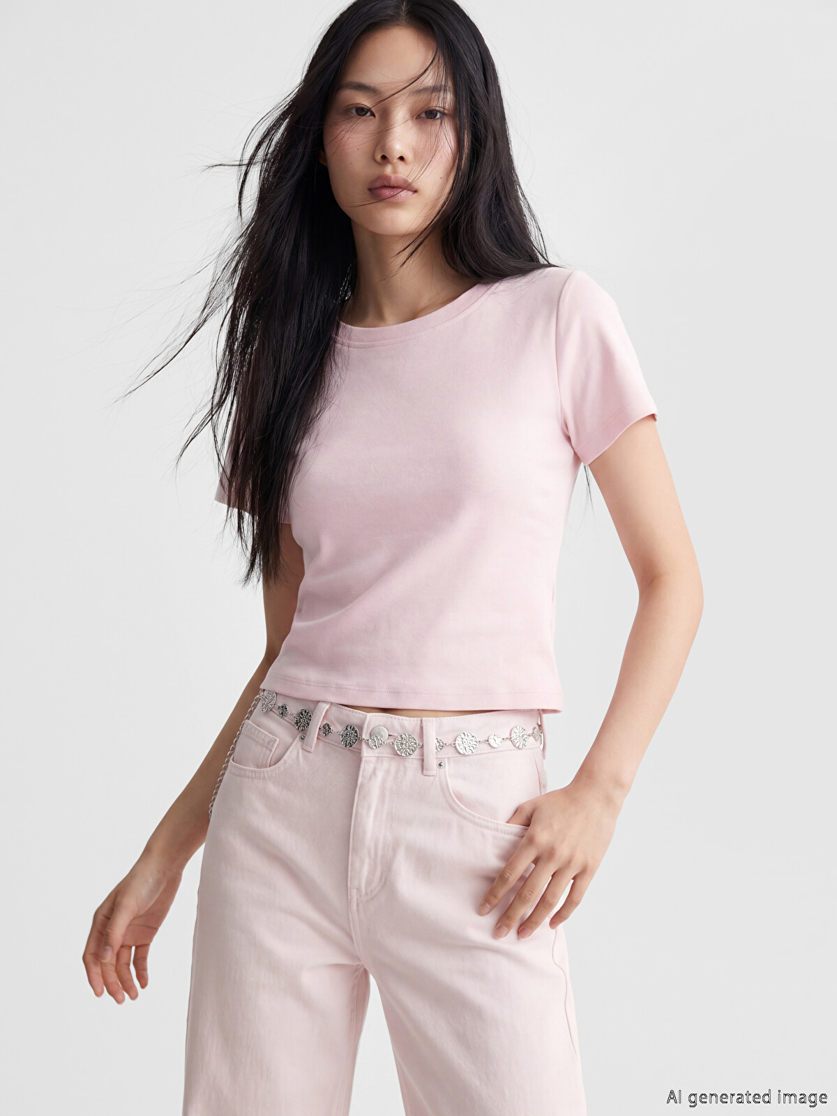 KISHIDAMIKI - tulle chain belt (PINK)超美品 LCW ACCESSORIES Women's Chain Belt - S6R012Z8-F9Q | LC Waikiki