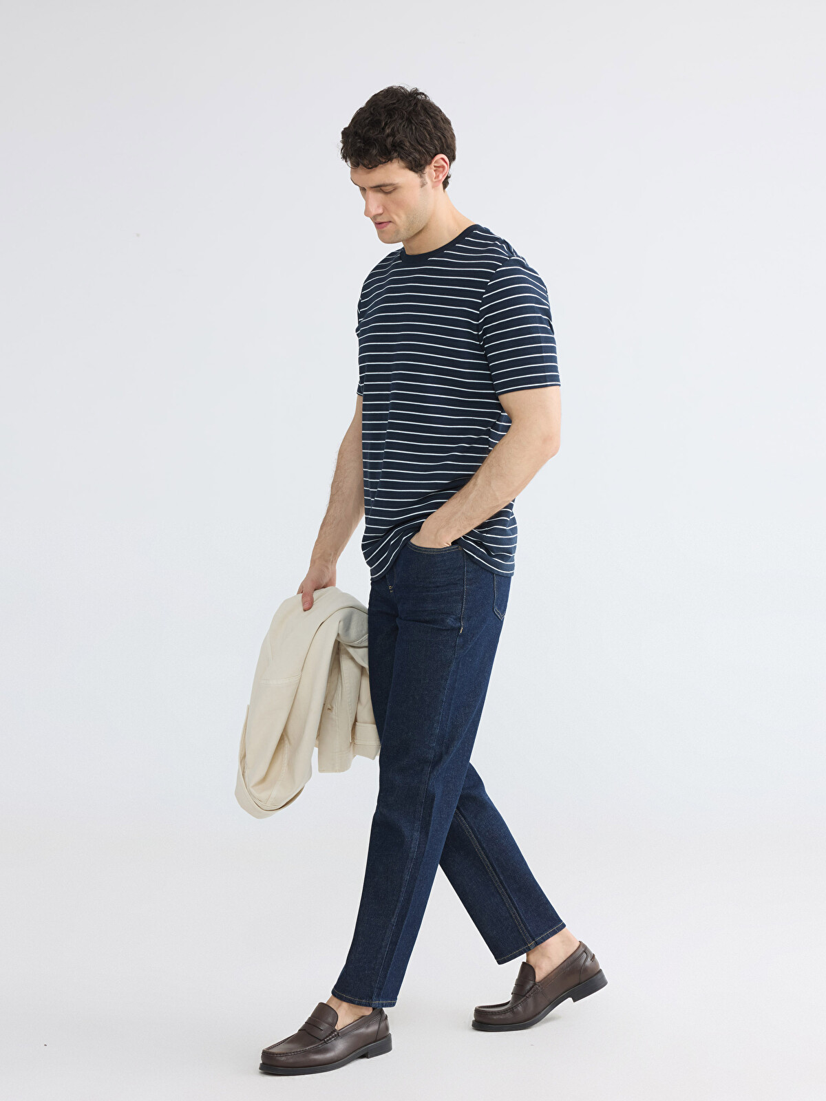 LCW Jeans İndigo 700 Straight Fit Erkek Jean Pantolon - S6R286Z8