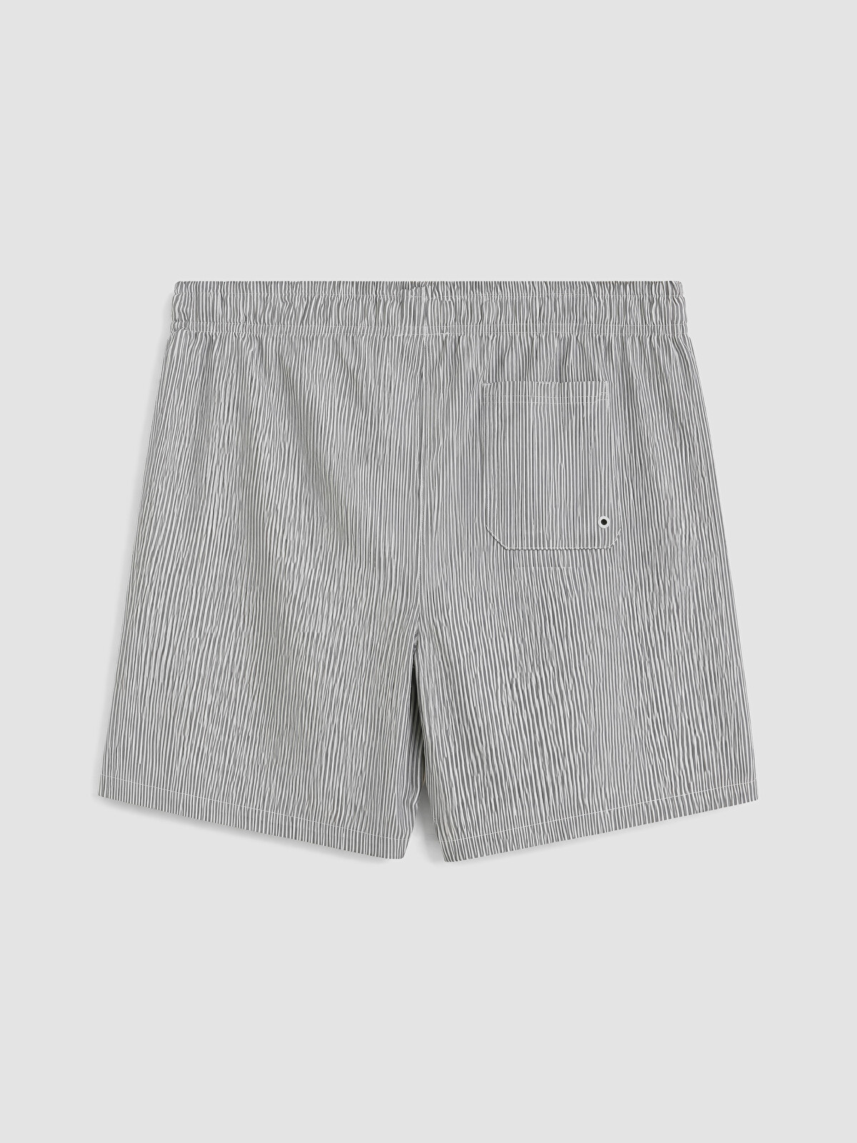 LCW SWIMWEAR Siyah Kısa Boy Çizgili Erkek Deniz Şortu - S6R667Z8