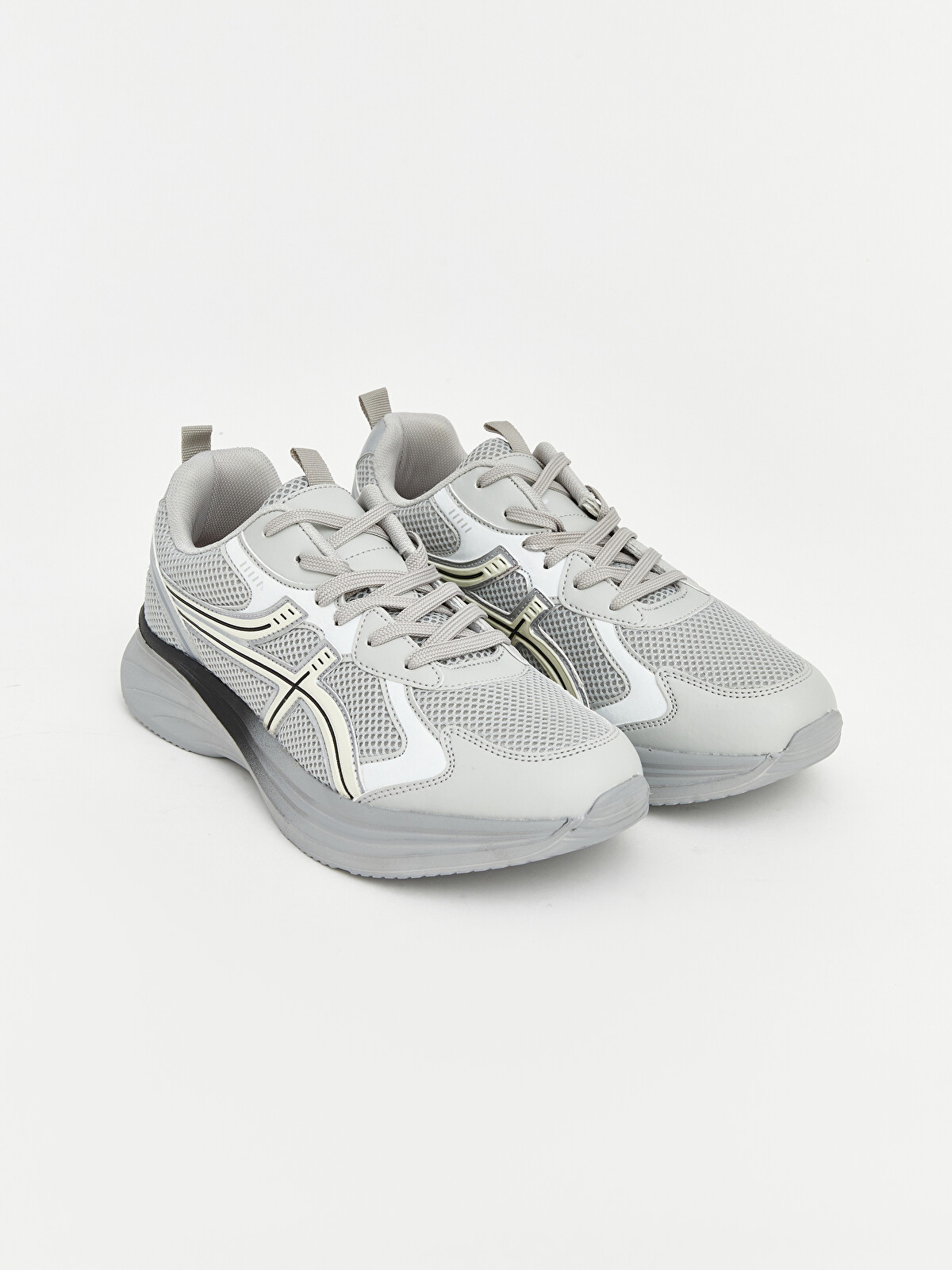 LCW STEPS Gri Fileli Erkek Spor Ayakkabı - S6S338Z8-CWL | LCW