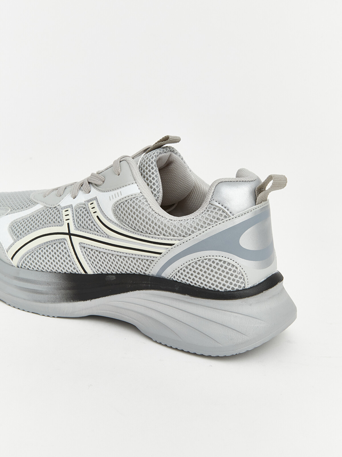 LCW STEPS Gri Fileli Erkek Spor Ayakkabı - S6S338Z8-CWL | LCW