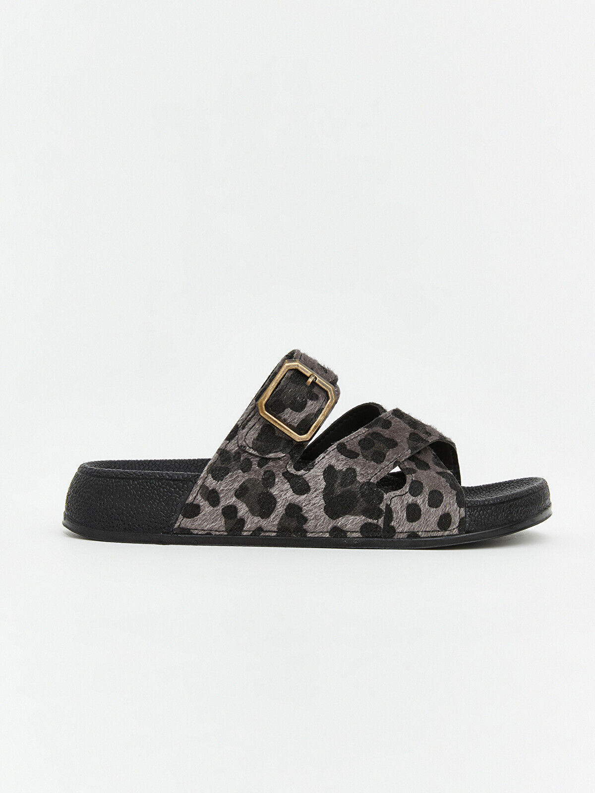 LCW STEPS Leopard Print Women's Sliders - S6S404Z8-F9C | LC Waikiki